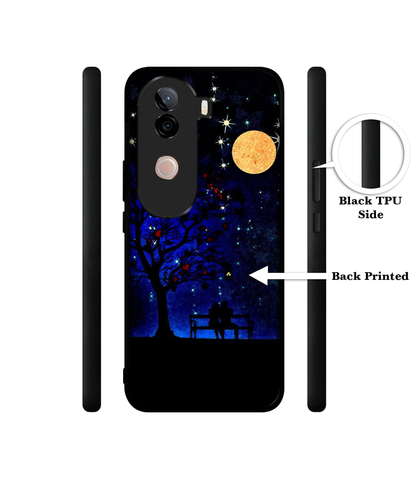Blue Sky Design Designer 2D Printed Back Case Cover for Vivo V40e 5G / iQOO Z9s 5G