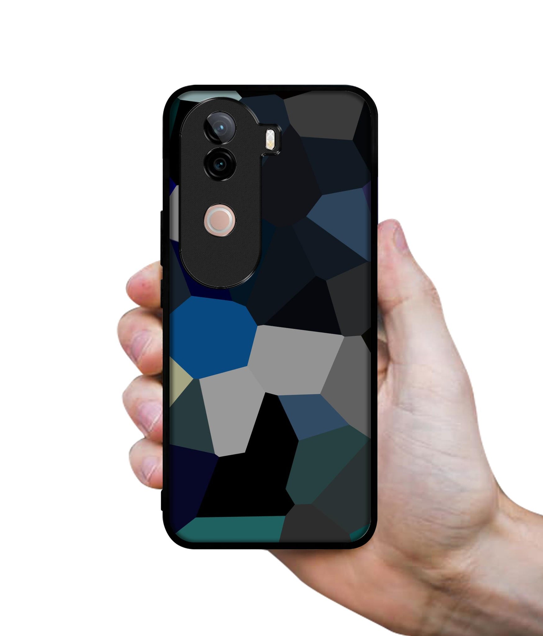 Mathematical Shape Design Designer 2D Printed Back Case Cover for Vivo V40e 5G / iQOO Z9s 5G