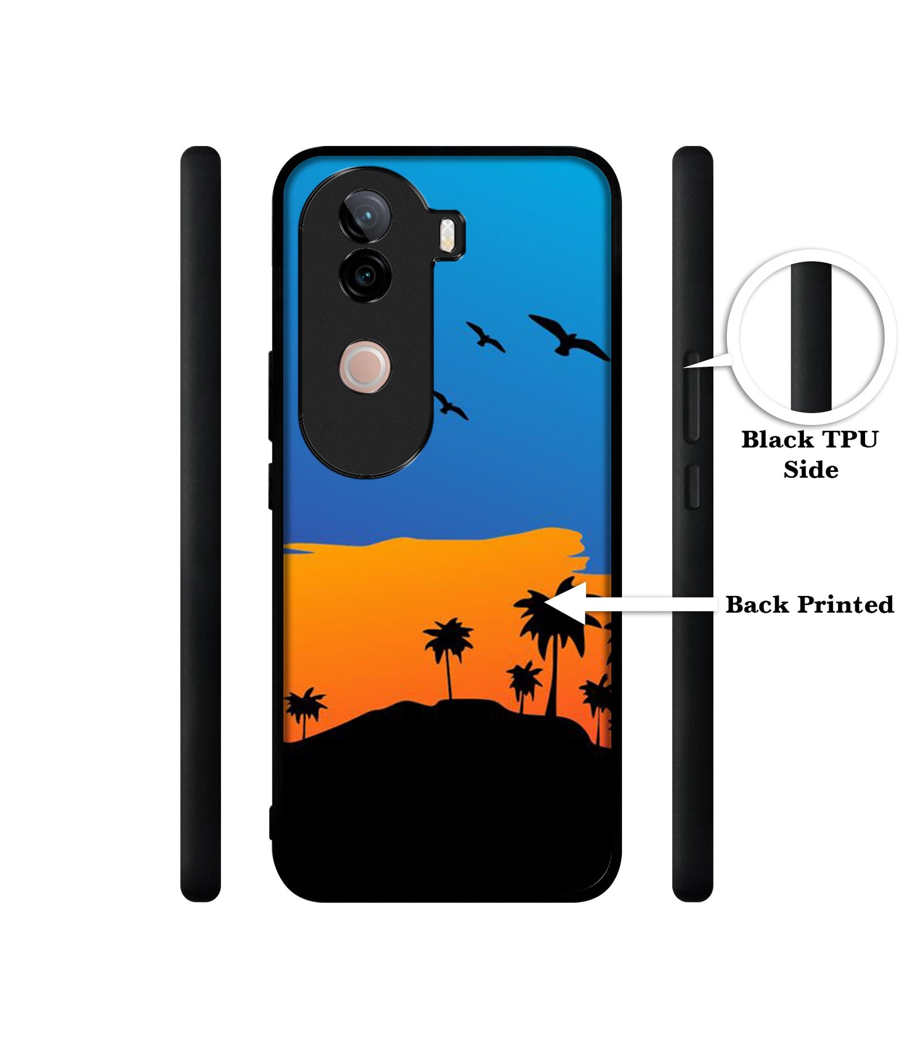 Nature Design Designer 2D Printed Back Case Cover for Vivo V40e 5G / iQOO Z9s 5G