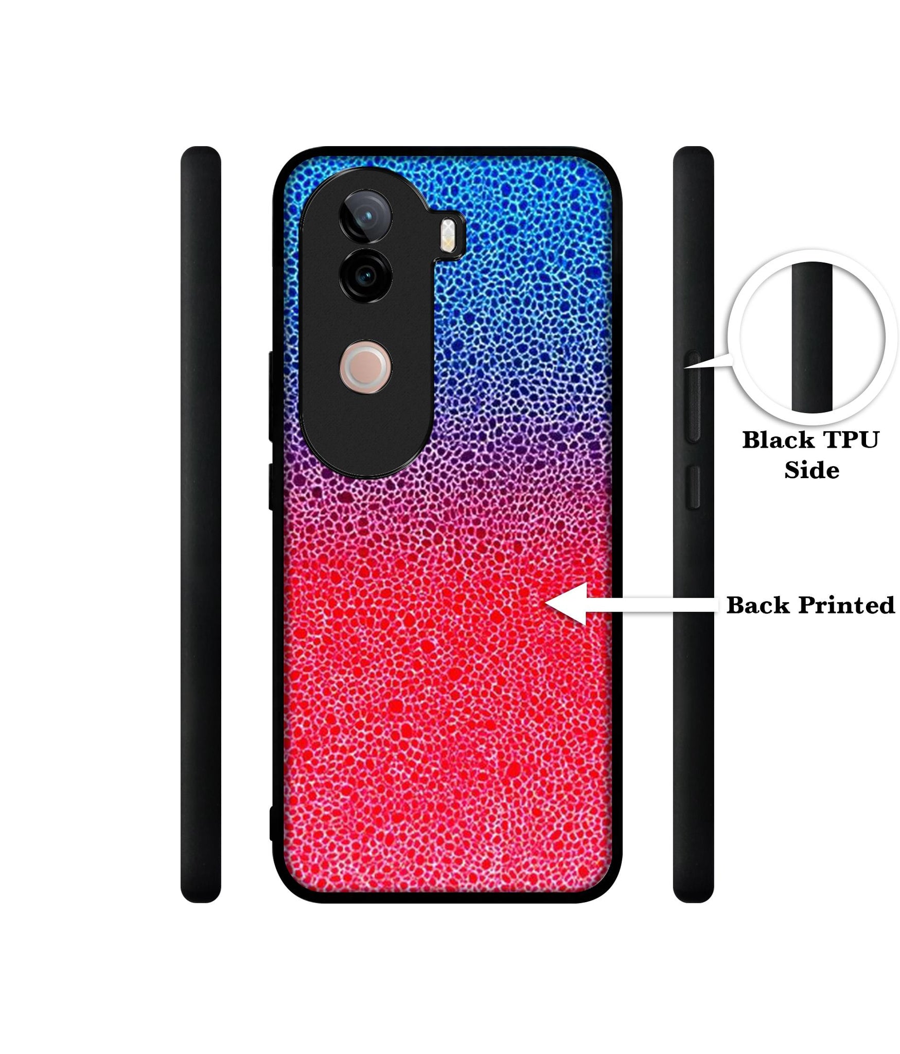 Bubbles Design Designer 2D Printed Back Case Cover for Vivo V40e 5G / iQOO Z9s 5G