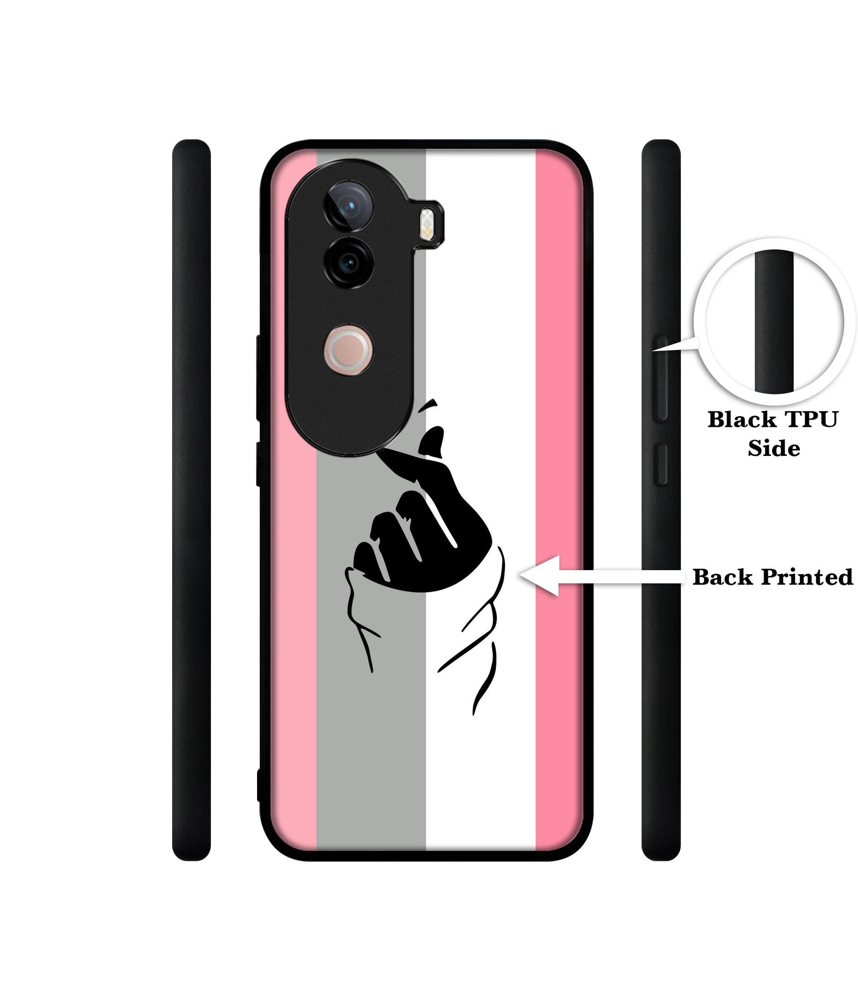 Cute Mini Love Design Designer 2D Printed Back Case Cover for Vivo V40e 5G / iQOO Z9s 5G
