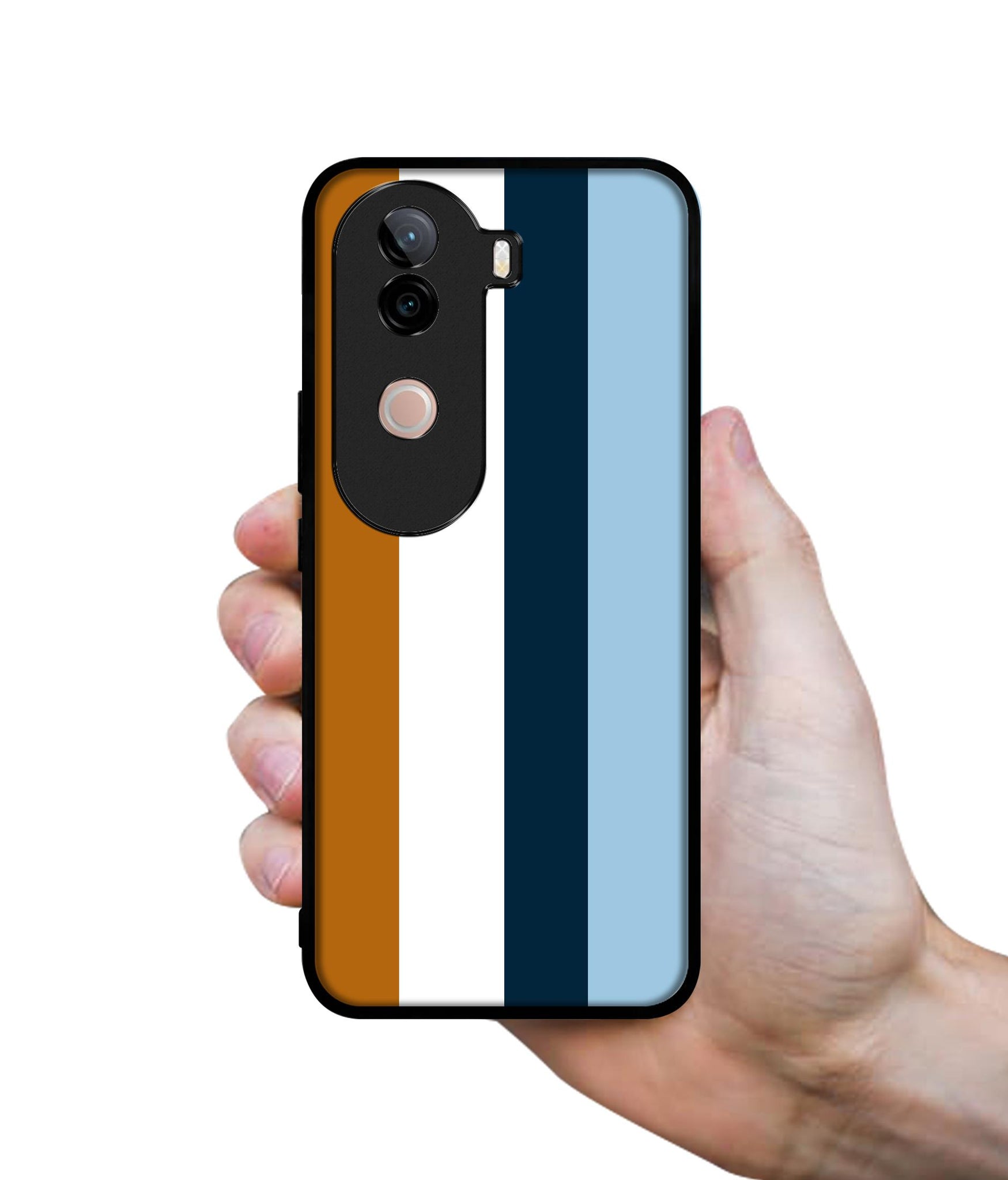 Color Stripes Design Designer 2D Printed Back Case Cover for Vivo V40e 5G / iQOO Z9s 5G