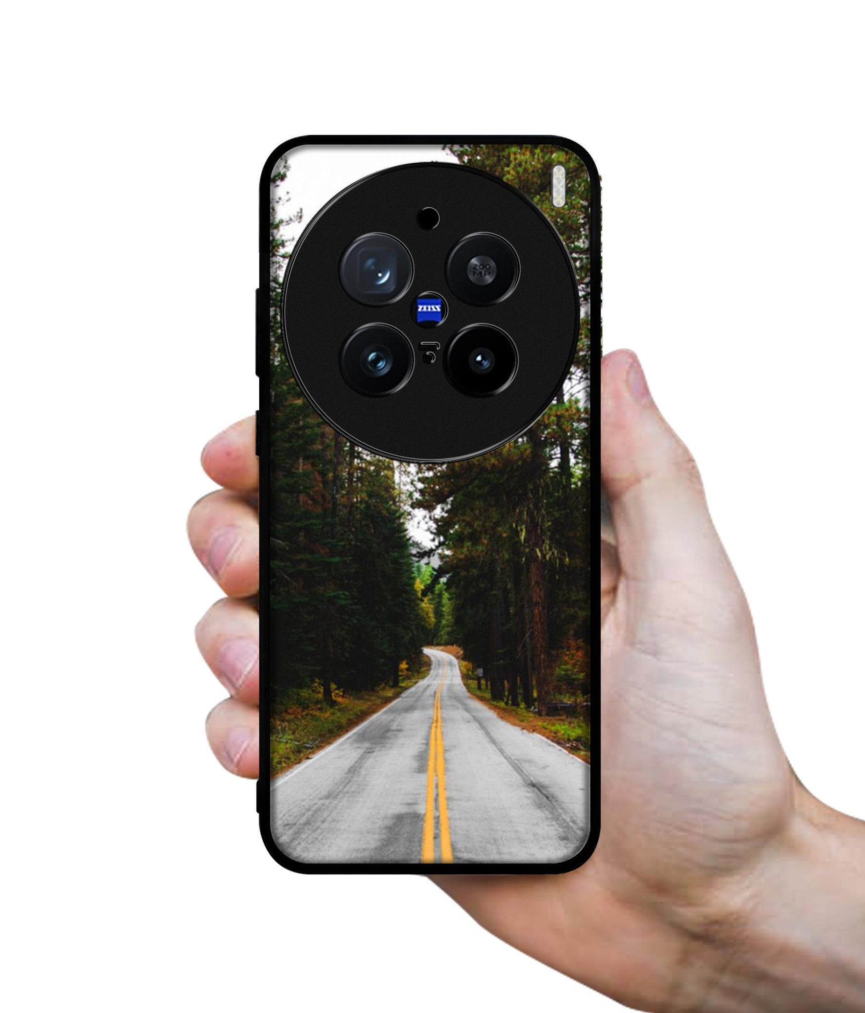 Road Photo Design Designer 2D Printed Back Case Cover for Vivo X200 Pro 5G