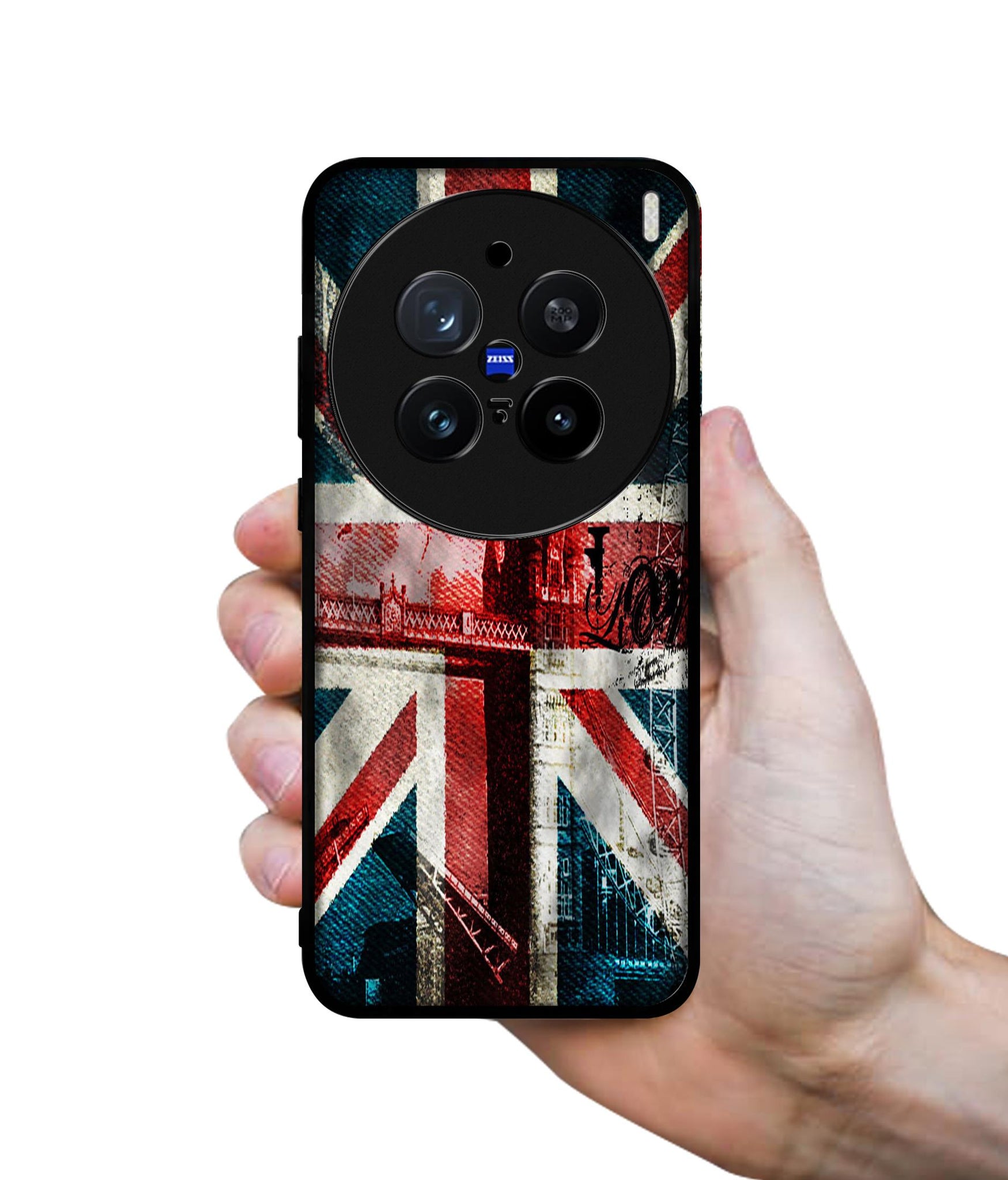 London Flag wallpaper Design Designer 2D Printed Back Case Cover for Vivo X200 Pro 5G