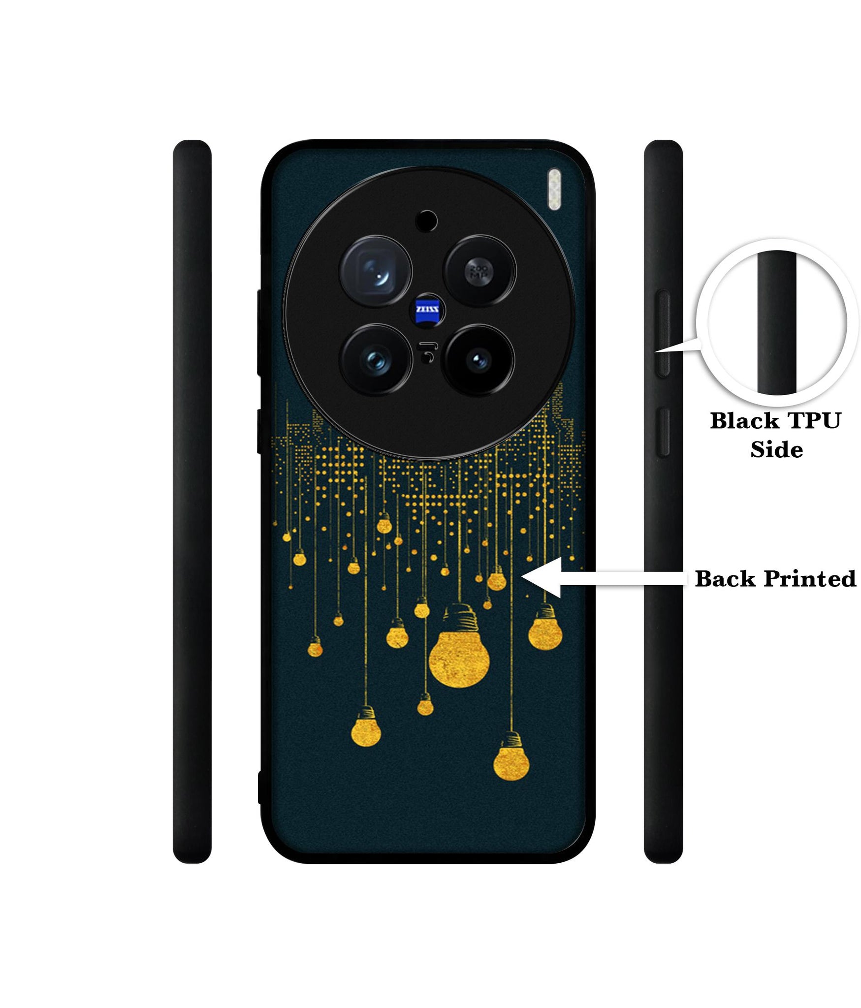 City Light Pattern Design Designer 2D Printed Back Case Cover for Vivo X200 Pro 5G