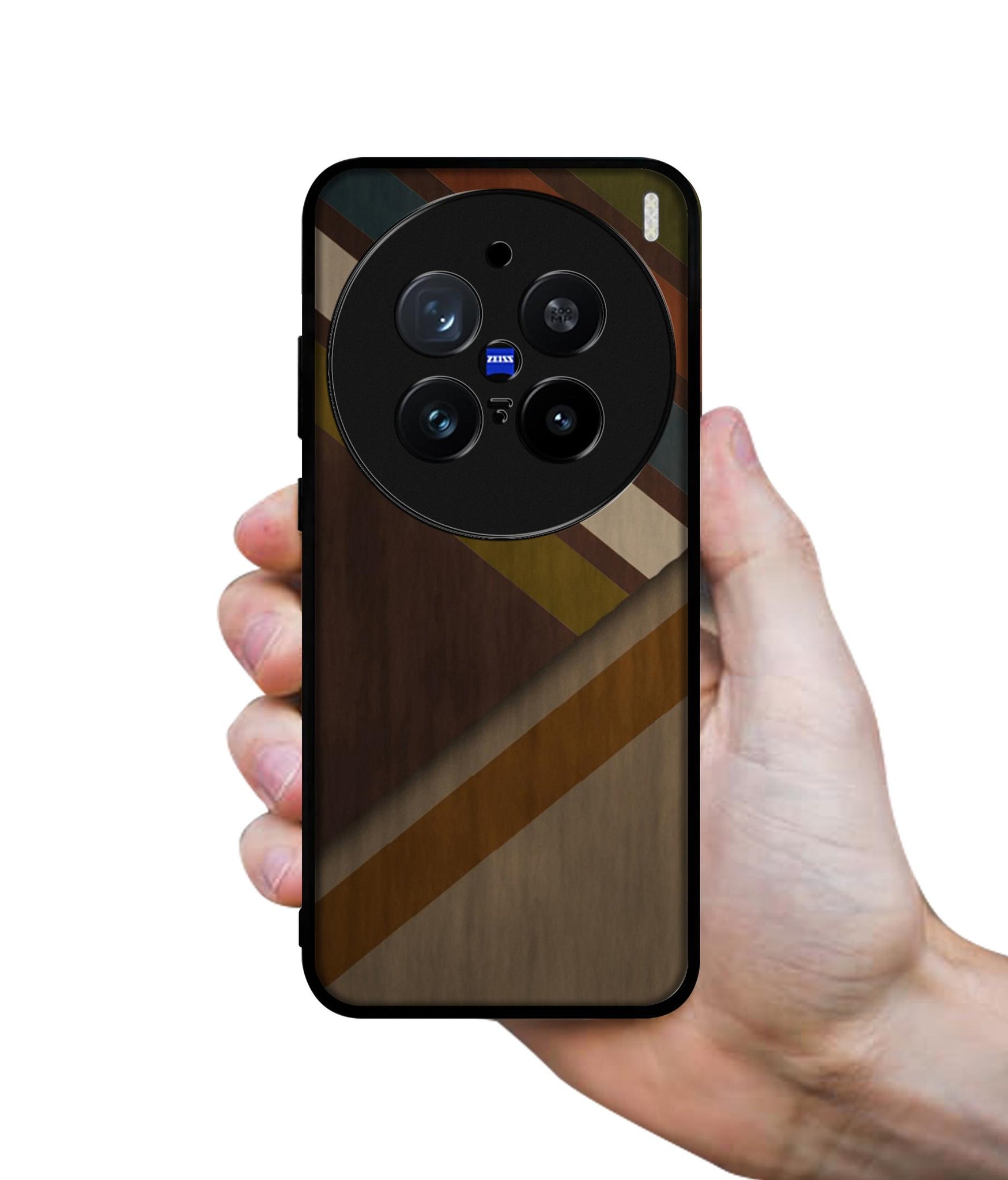 Colorful Wooden Pattern Design Designer 2D Printed Back Case Cover for Vivo X200 Pro 5G