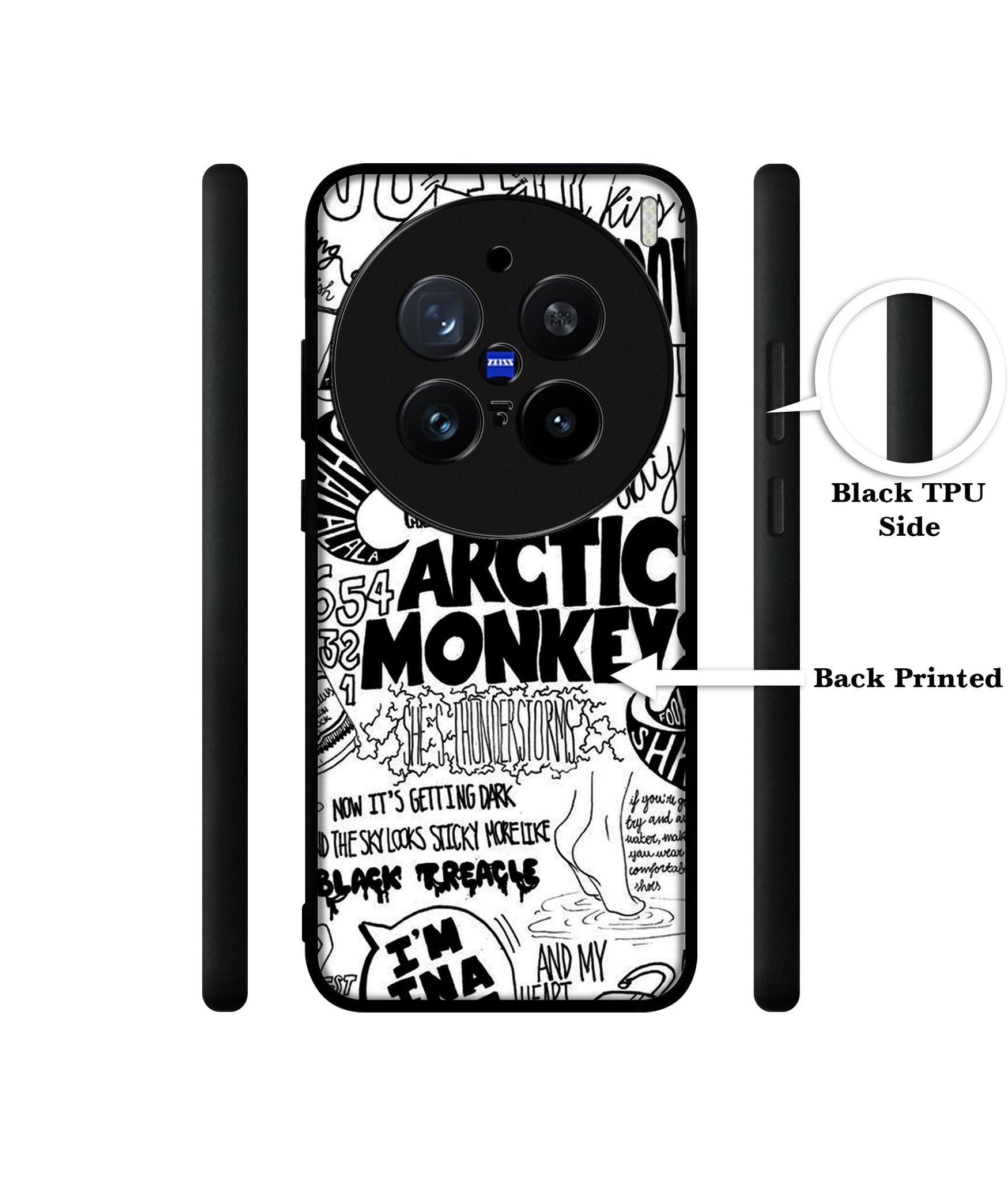 Arctic Monkeys Pattern Design Designer 2D Printed Back Case Cover for Vivo X200 Pro 5G
