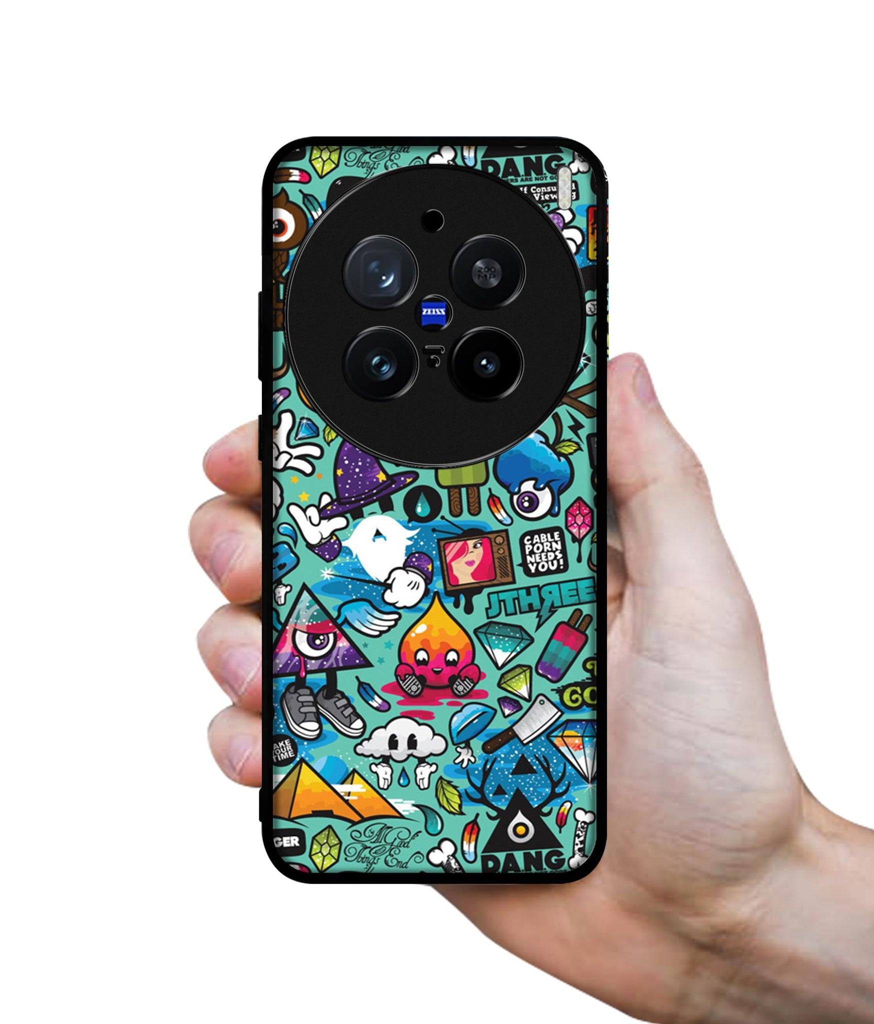 Crazy Design Designer 2D Printed Back Case Cover for Vivo X200 Pro 5G