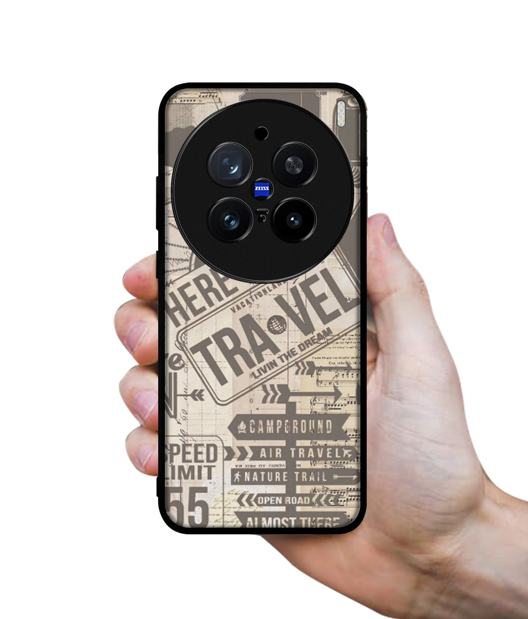 Travel Design Designer 2D Printed Back Case Cover for Vivo X200 Pro 5G