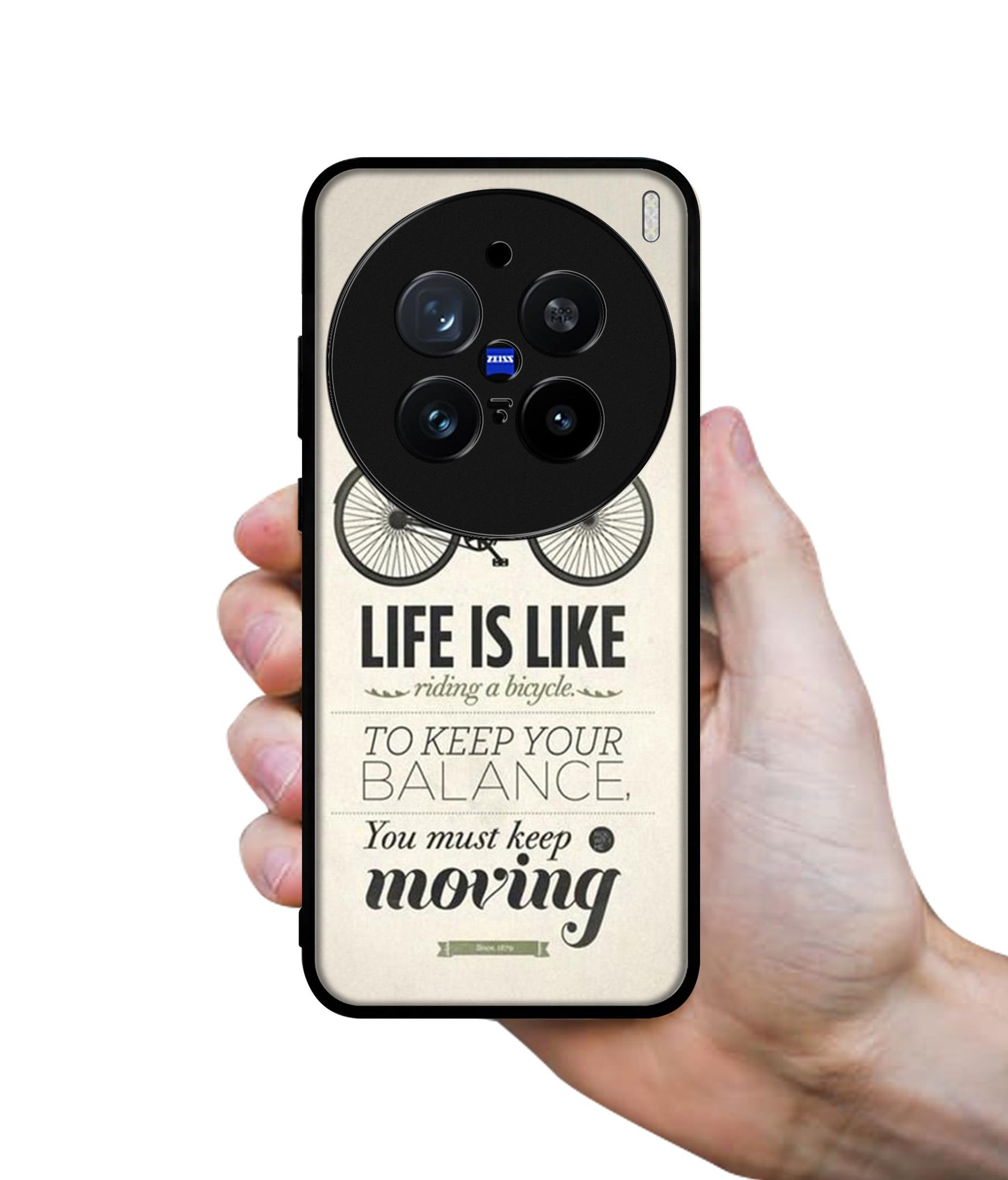 Life is Like Moving Design Designer 2D Printed Back Case Cover for Vivo X200 Pro 5G