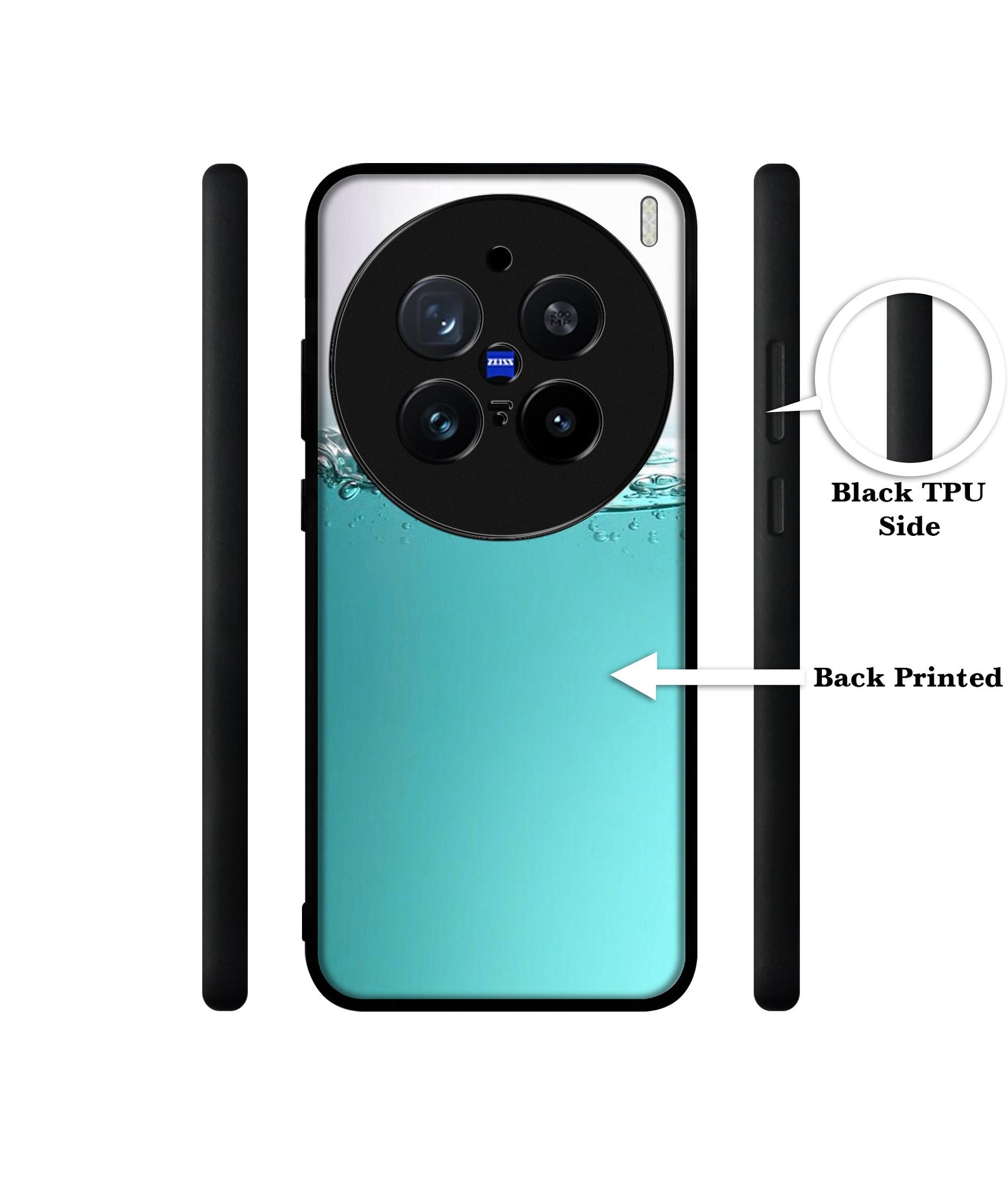 Half Fill Design Designer 2D Printed Back Case Cover for Vivo X200 Pro 5G