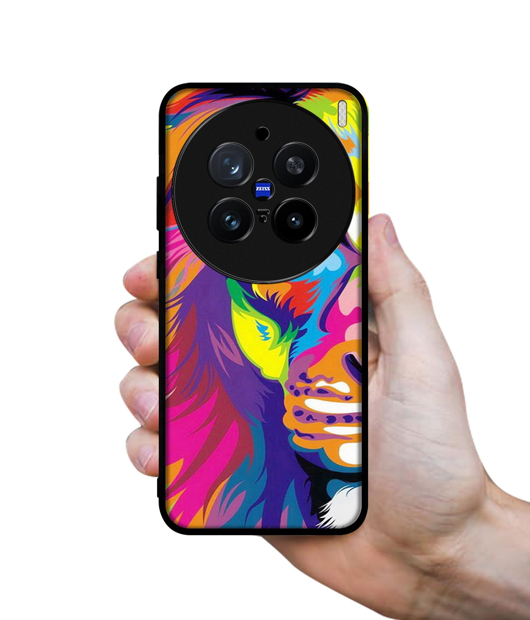 Lion Design Designer 2D Printed Back Case Cover for Vivo X200 Pro 5G