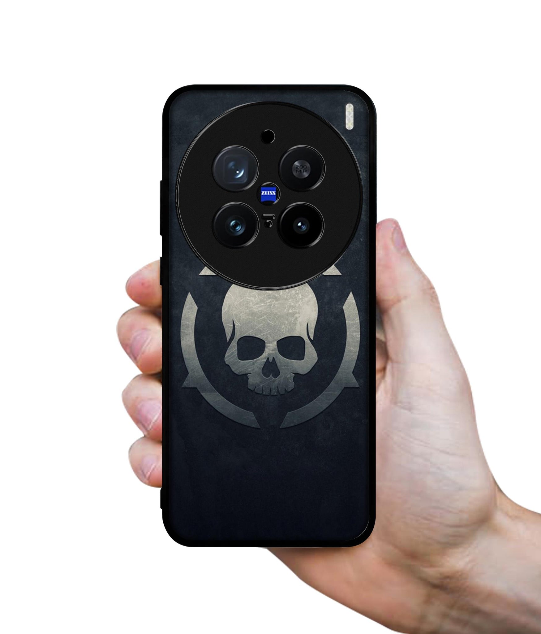 Skull Pattern Print Design Designer 2D Printed Back Case Cover for Vivo X200 Pro 5G
