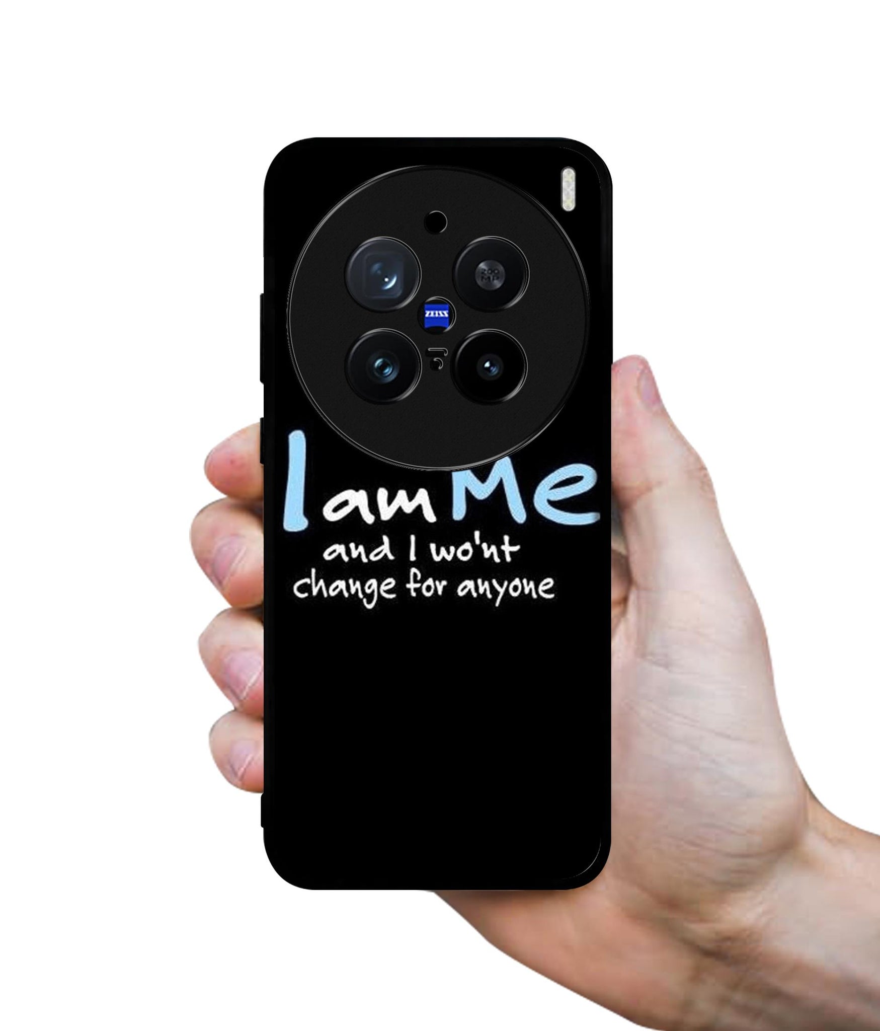 I Am Me Quotes Design Designer 2D Printed Back Case Cover for Vivo X200 Pro 5G