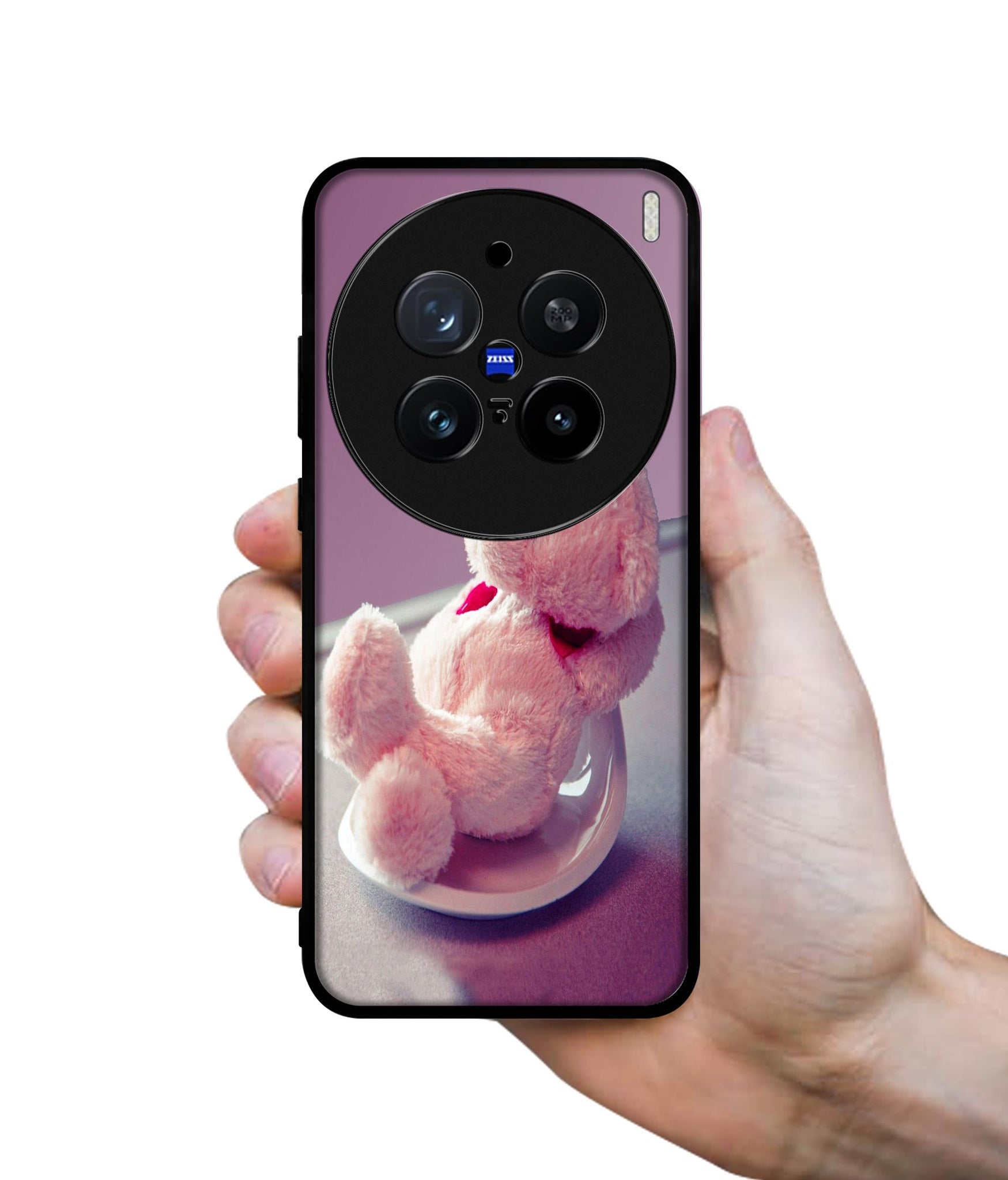 Cute Teddy Bear Design Designer 2D Printed Back Case Cover for Vivo X200 Pro 5G