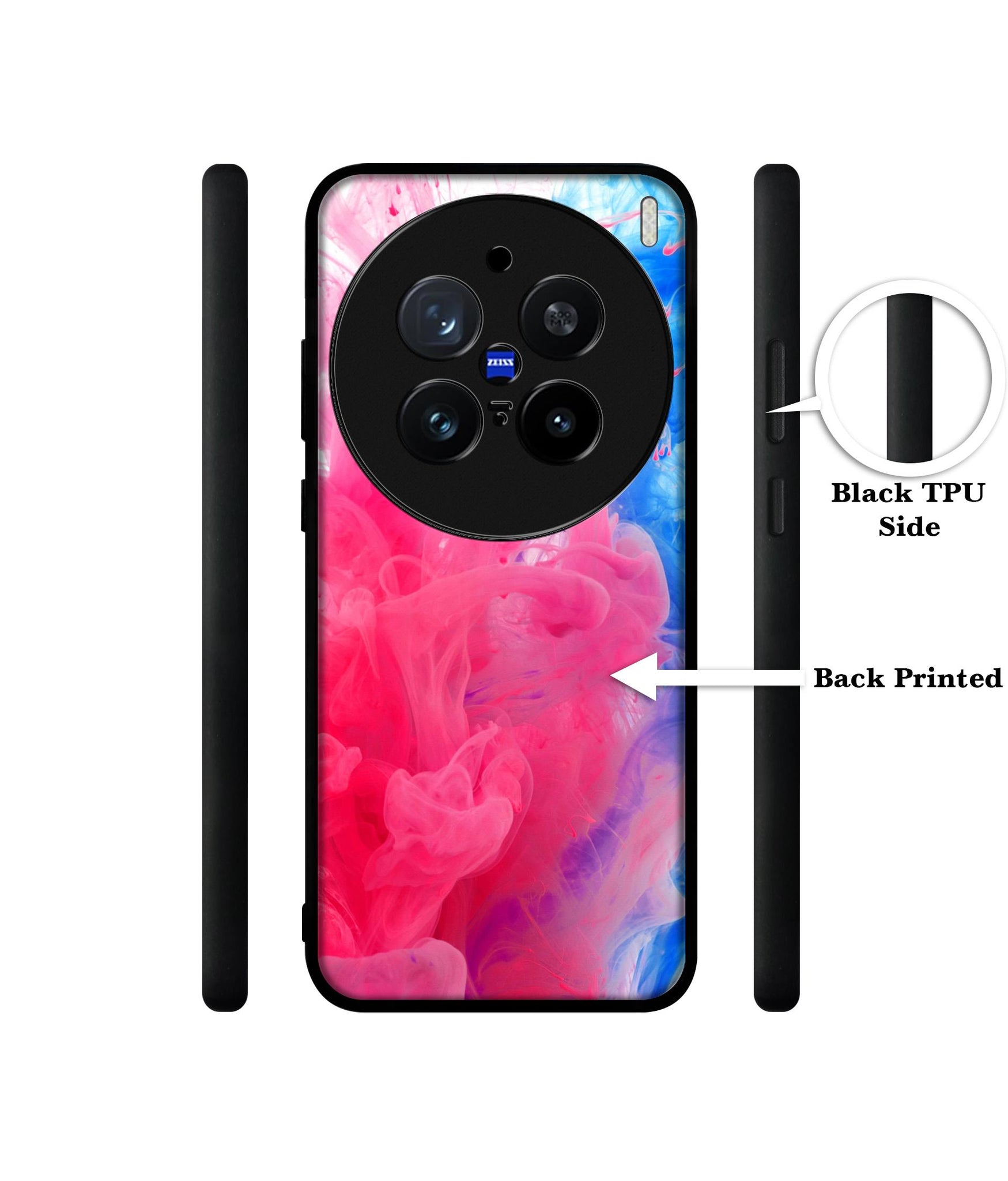 Fractal Paint Design Designer 2D Printed Back Case Cover for Vivo X200 Pro 5G