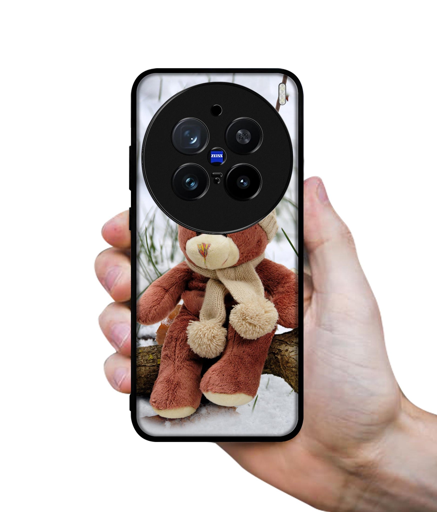 Woolen Bear Design Designer 2D Printed Back Case Cover for Vivo X200 Pro 5G