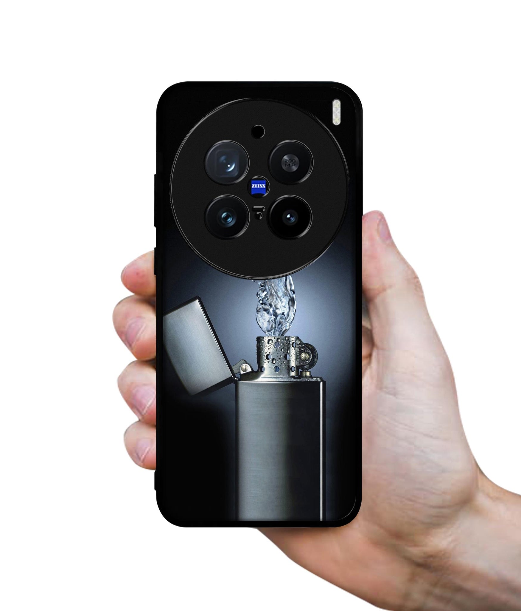 Water Lighter Design Designer 2D Printed Back Case Cover for Vivo X200 Pro 5G