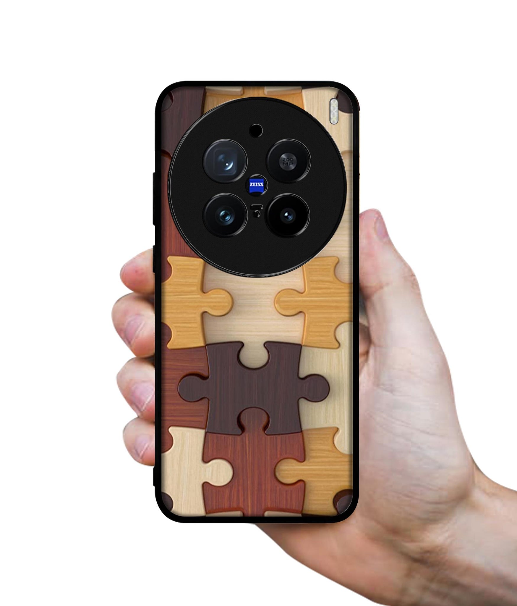 Puzzle Pattern Design Designer 2D Printed Back Case Cover for Vivo X200 Pro 5G