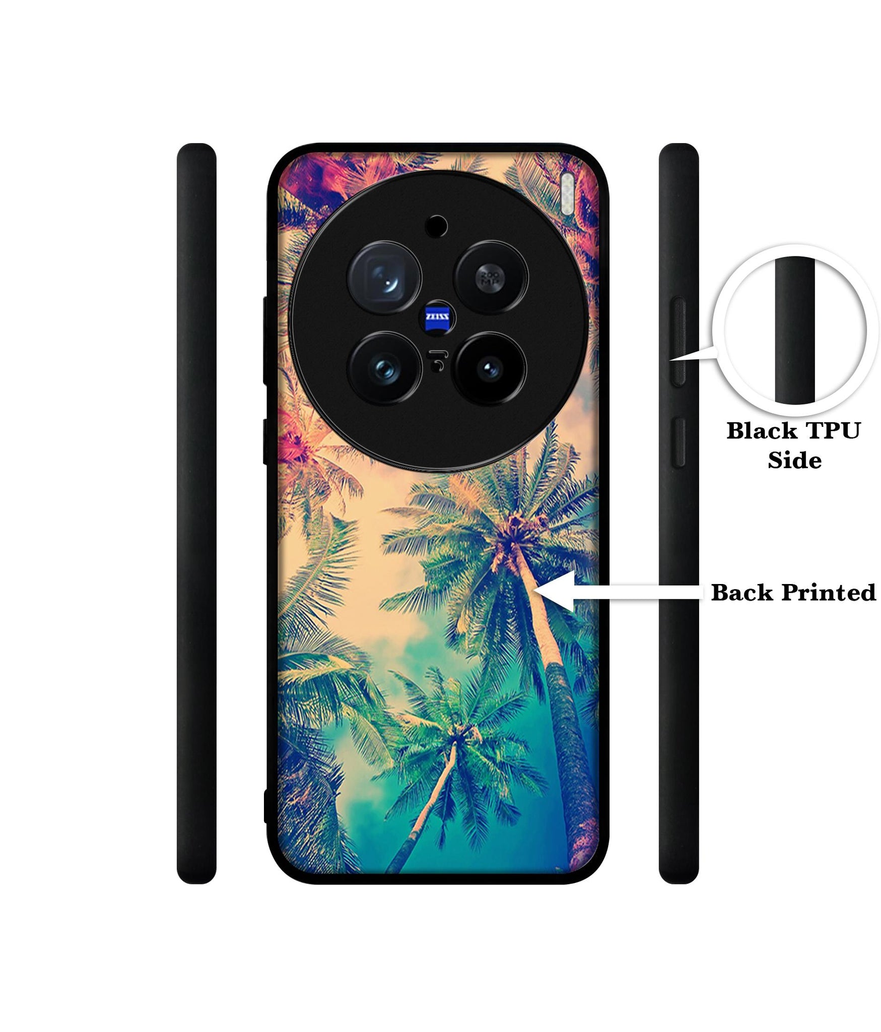 Trees Design Designer 2D Printed Back Case Cover for Vivo X200 Pro 5G