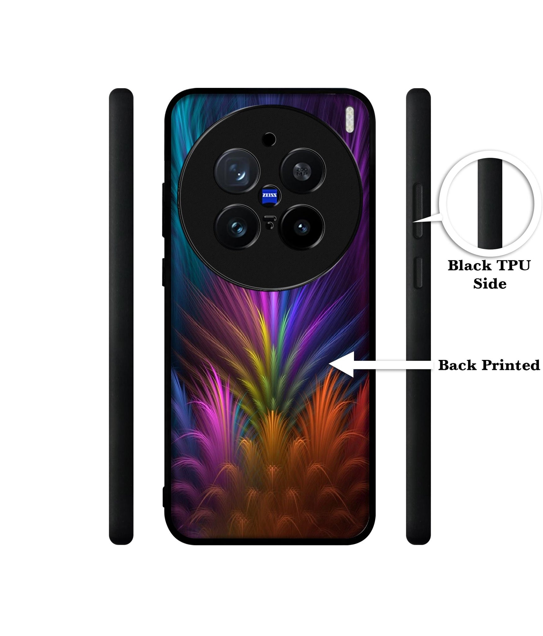 Multicoloured Design Designer 2D Printed Back Case Cover for Vivo X200 Pro 5G