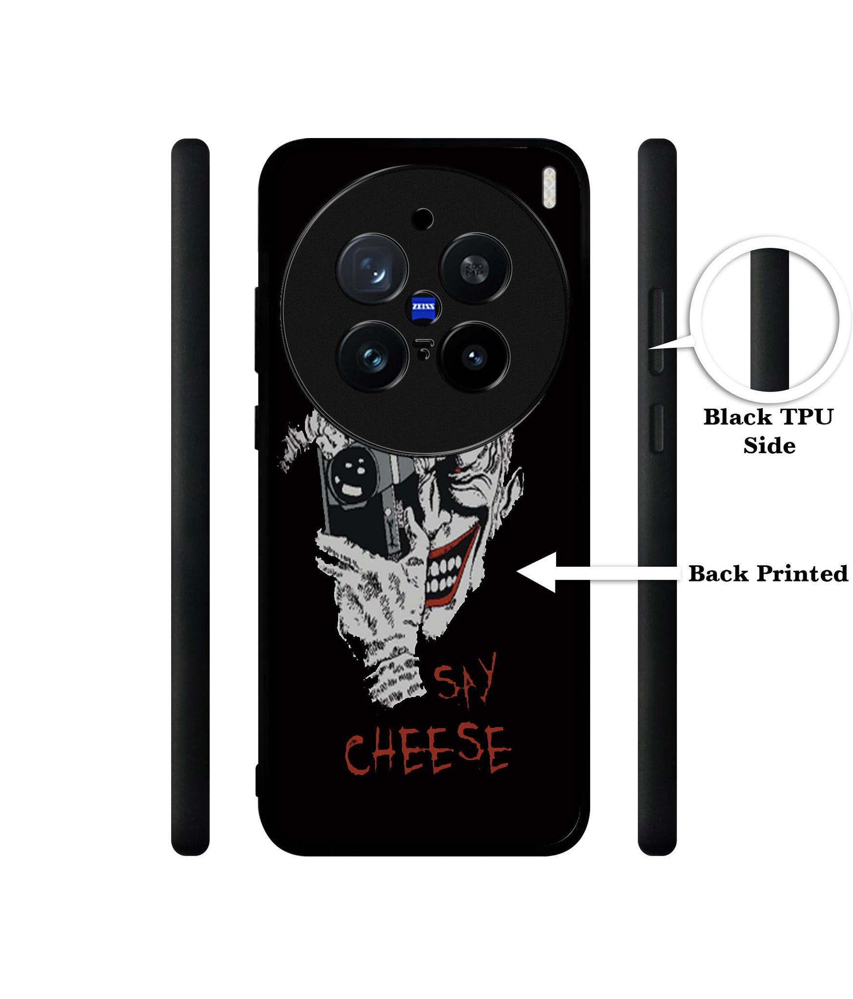Joker Say Cheese Design Designer 2D Printed Back Case Cover for Vivo X200 Pro 5G