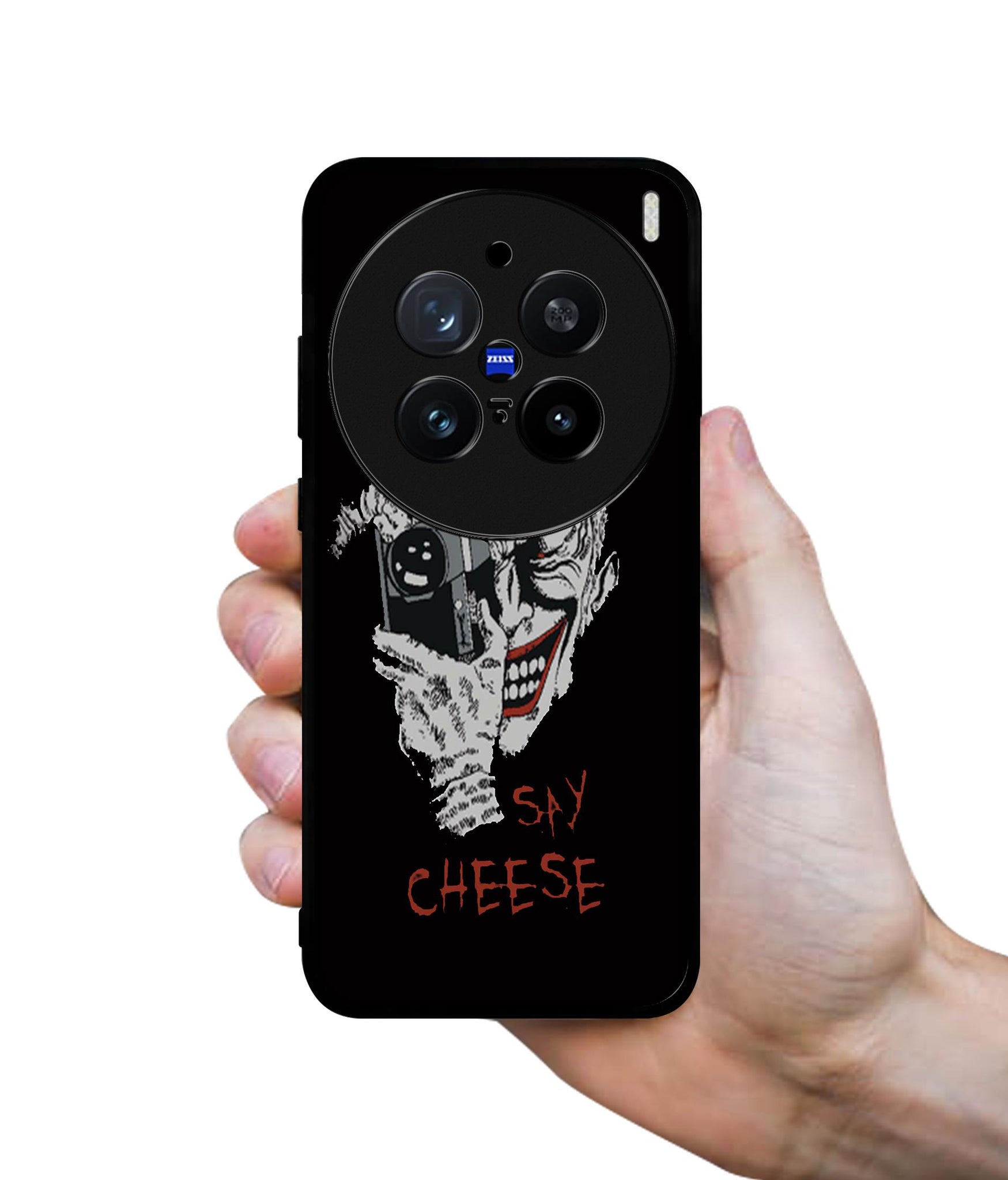 Joker Say Cheese Design Designer 2D Printed Back Case Cover for Vivo X200 Pro 5G