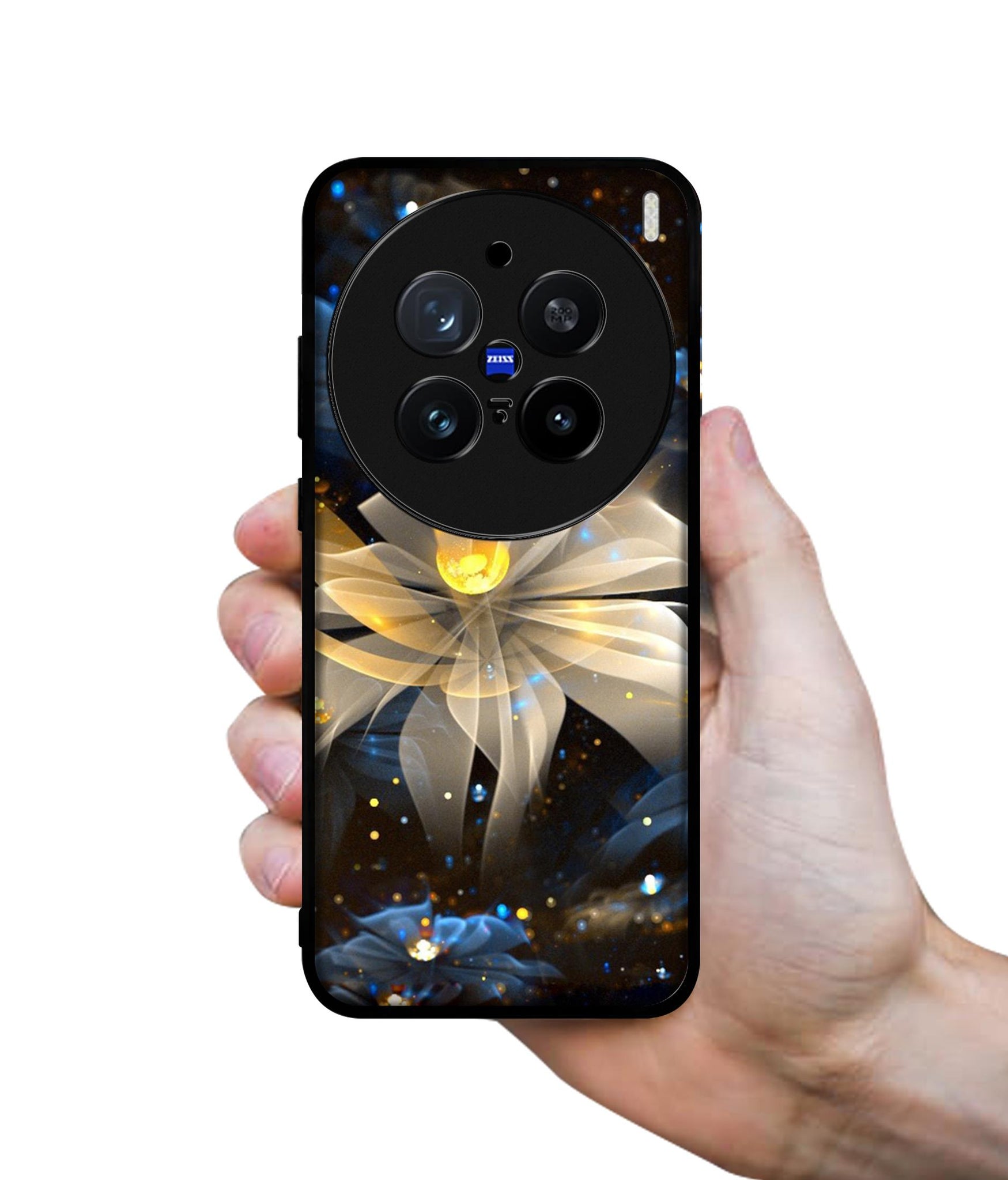Art Flower Design Designer 2D Printed Back Case Cover for Vivo X200 Pro 5G