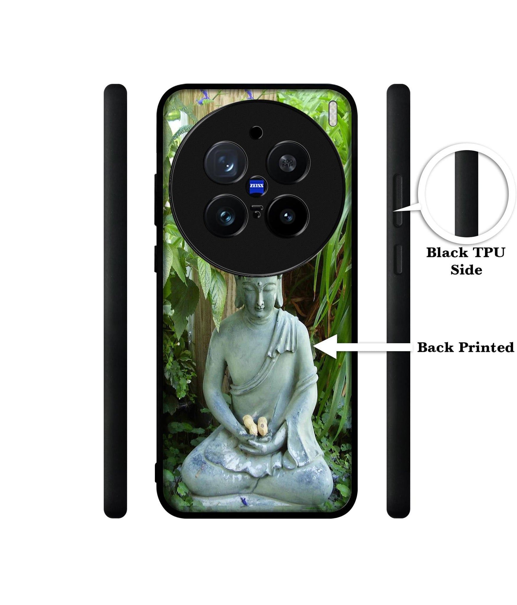 Buddhism Design Designer 2D Printed Back Case Cover for Vivo X200 Pro 5G