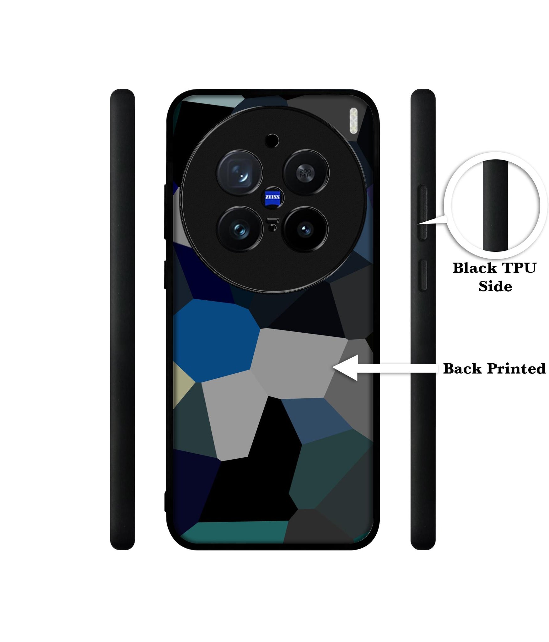 Mathematical Shape Design Designer 2D Printed Back Case Cover for Vivo X200 Pro 5G