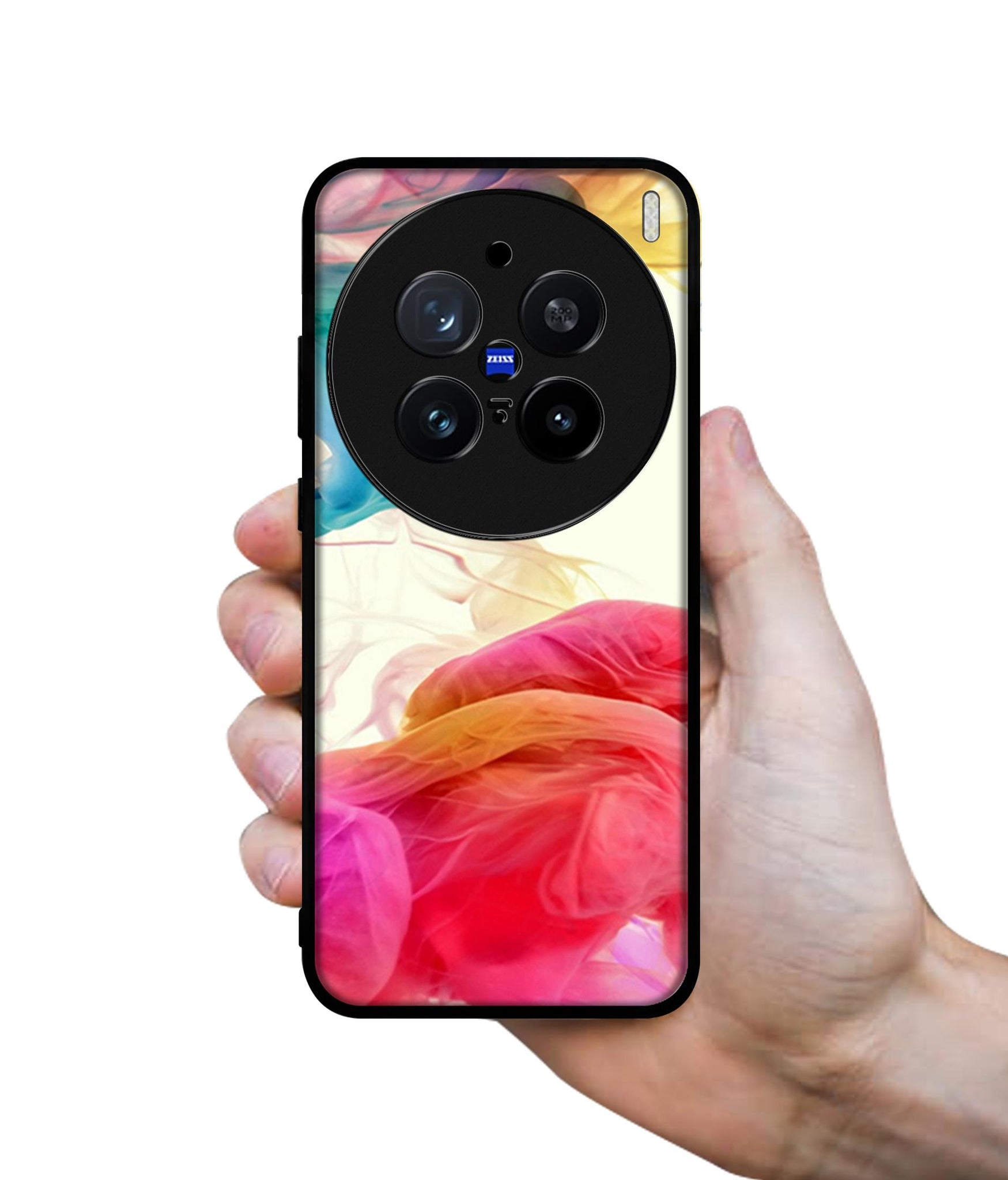 Colored Smoke Design Designer 2D Printed Back Case Cover for Vivo X200 Pro 5G