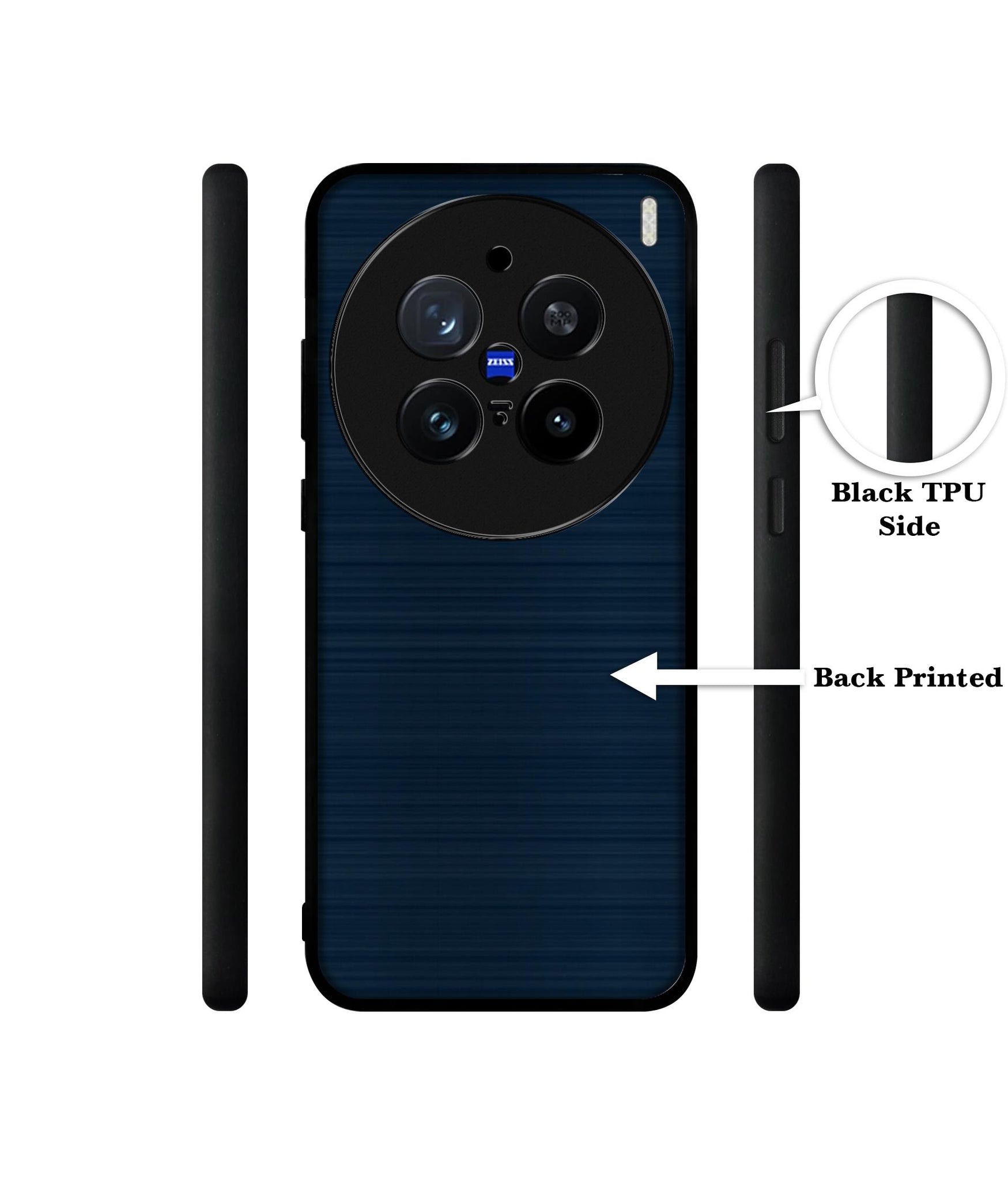 Blue Line Design Designer 2D Printed Back Case Cover for Vivo X200 Pro 5G