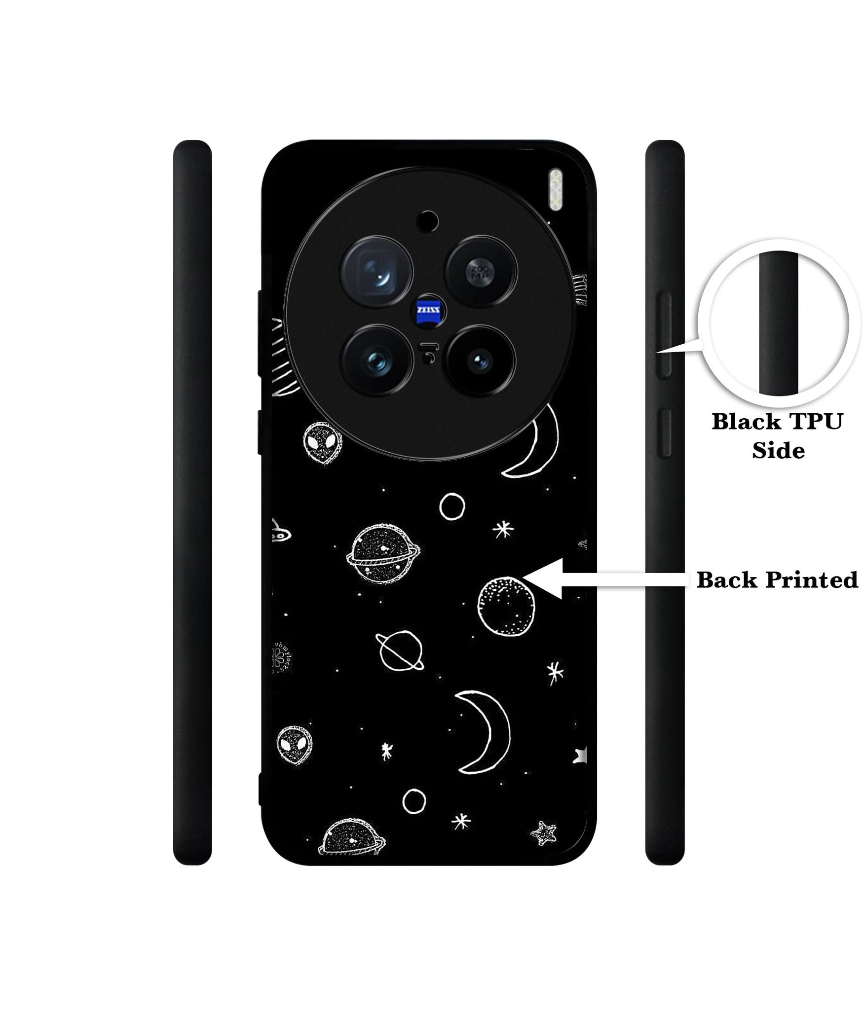 Space Stars Universe Design Designer 2D Printed Back Case Cover for Vivo X200 Pro 5G