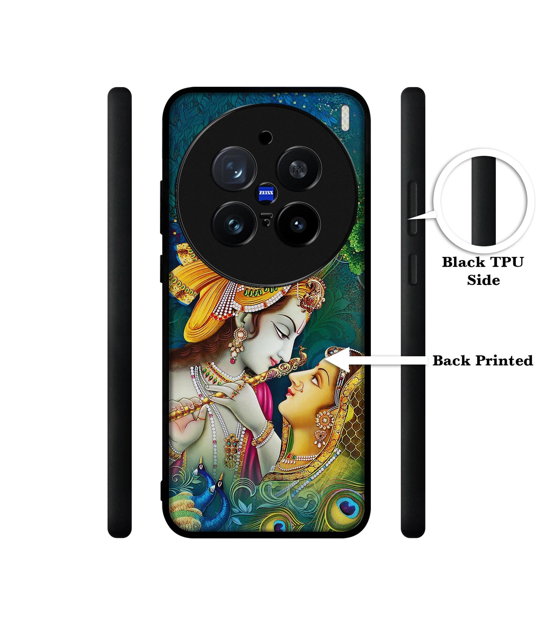 Radha Kishan Love Design Designer 2D Printed Back Case Cover for Vivo X200 Pro 5G