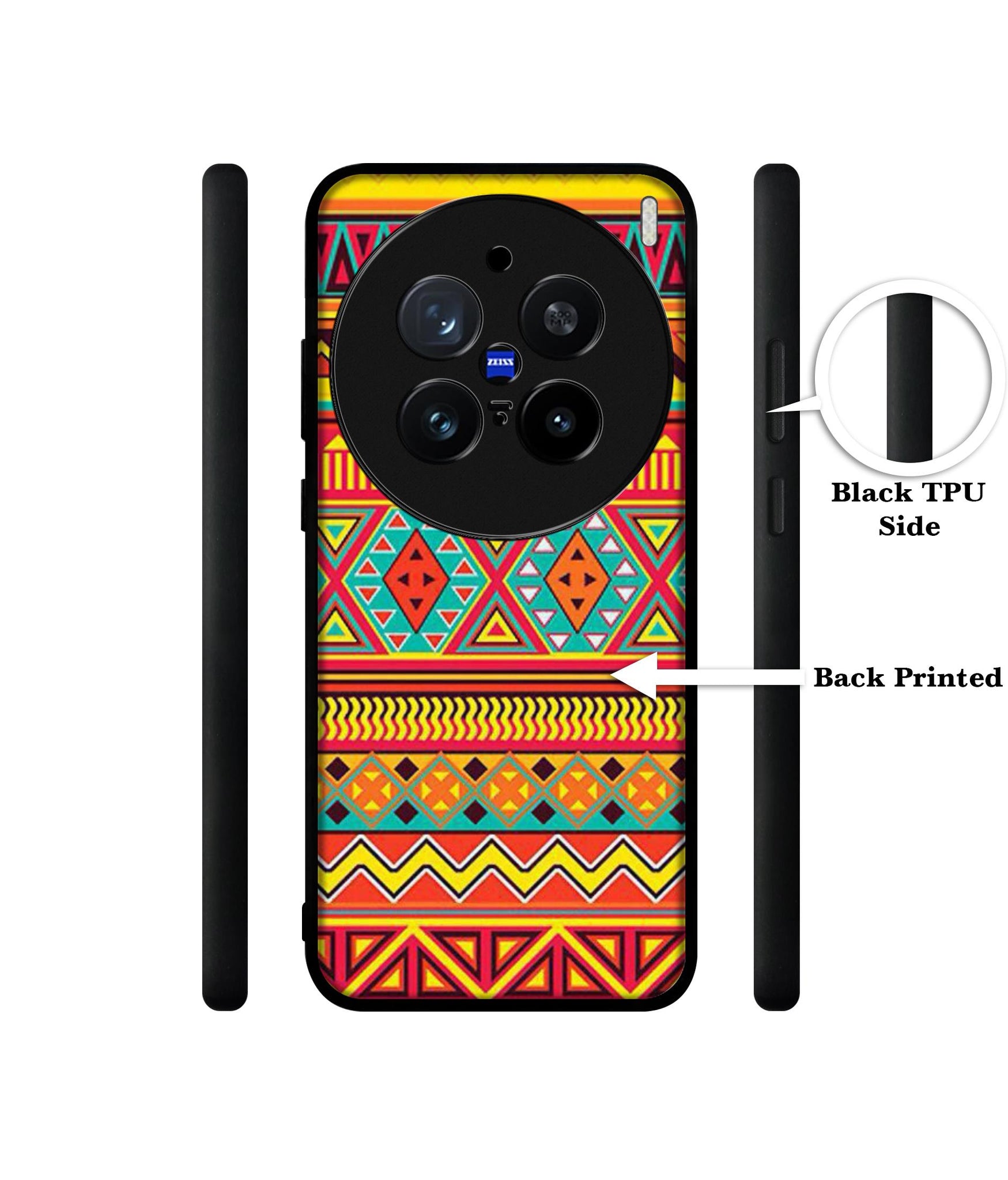 Artistic Rangoli Design Designer 2D Printed Back Case Cover for Vivo X200 Pro 5G