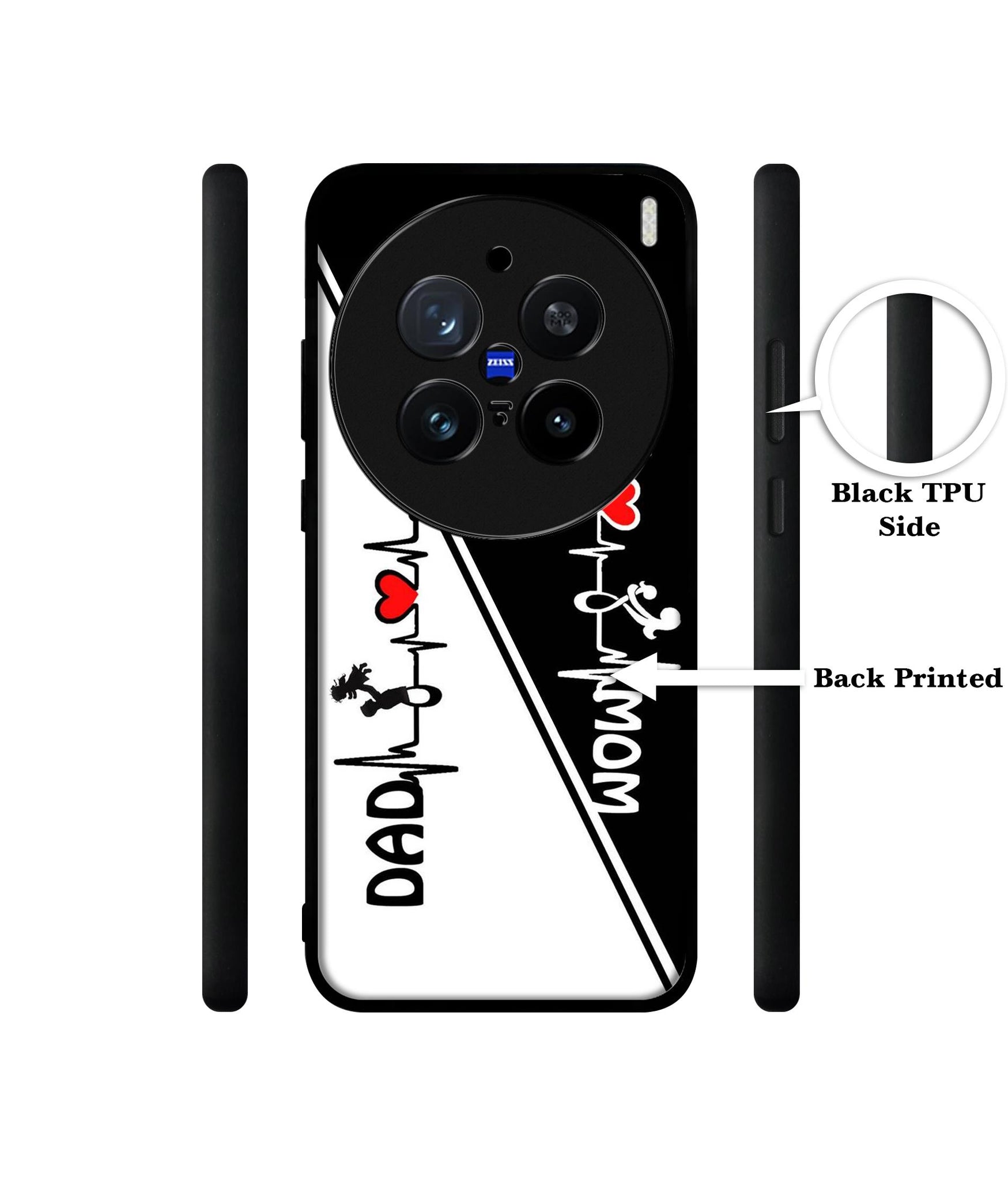 Mom and Dad Lover Design Designer 2D Printed Back Case Cover for Vivo X200 Pro 5G