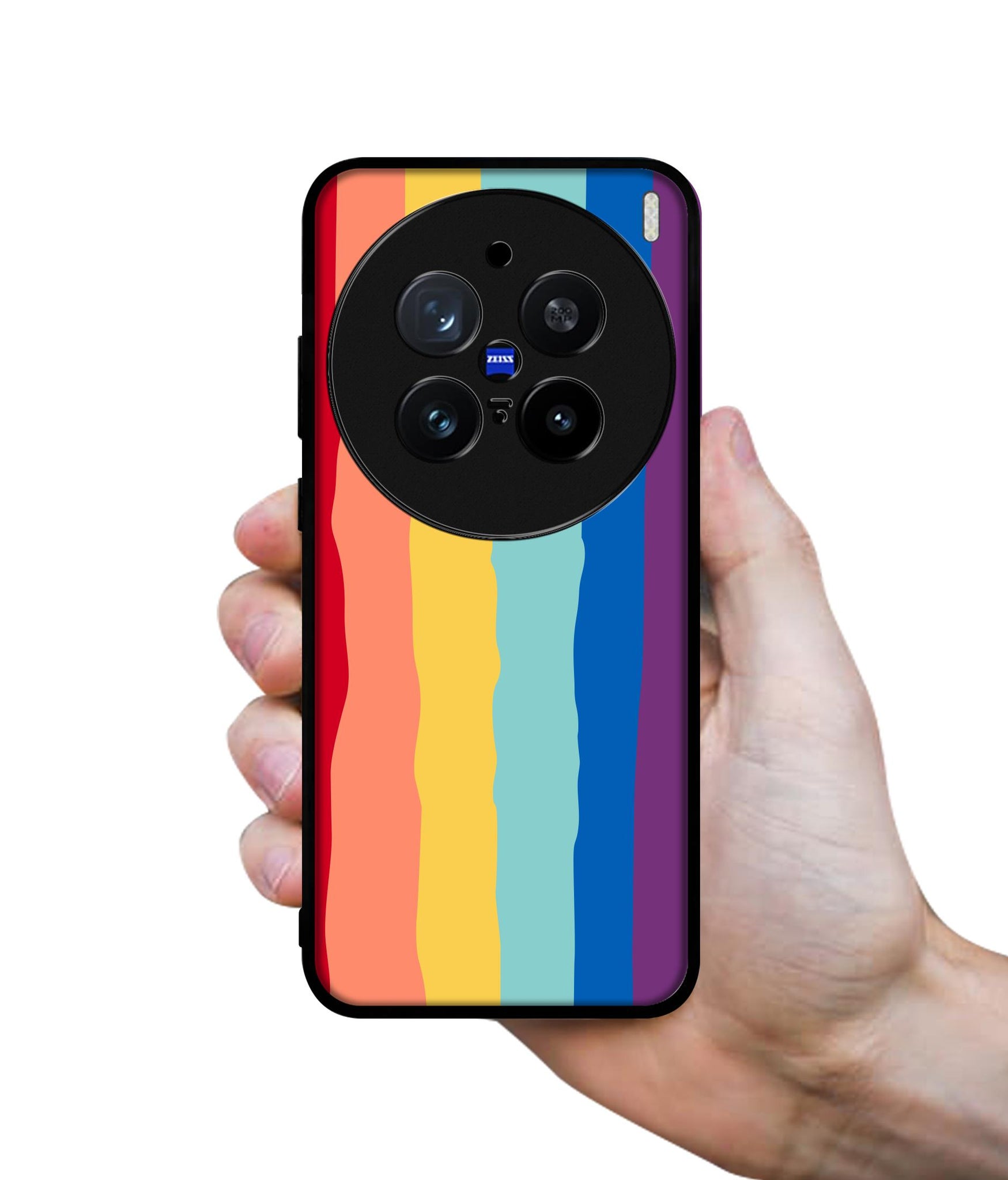 Rainbow Design Designer 2D Printed Back Case Cover for Vivo X200 Pro 5G