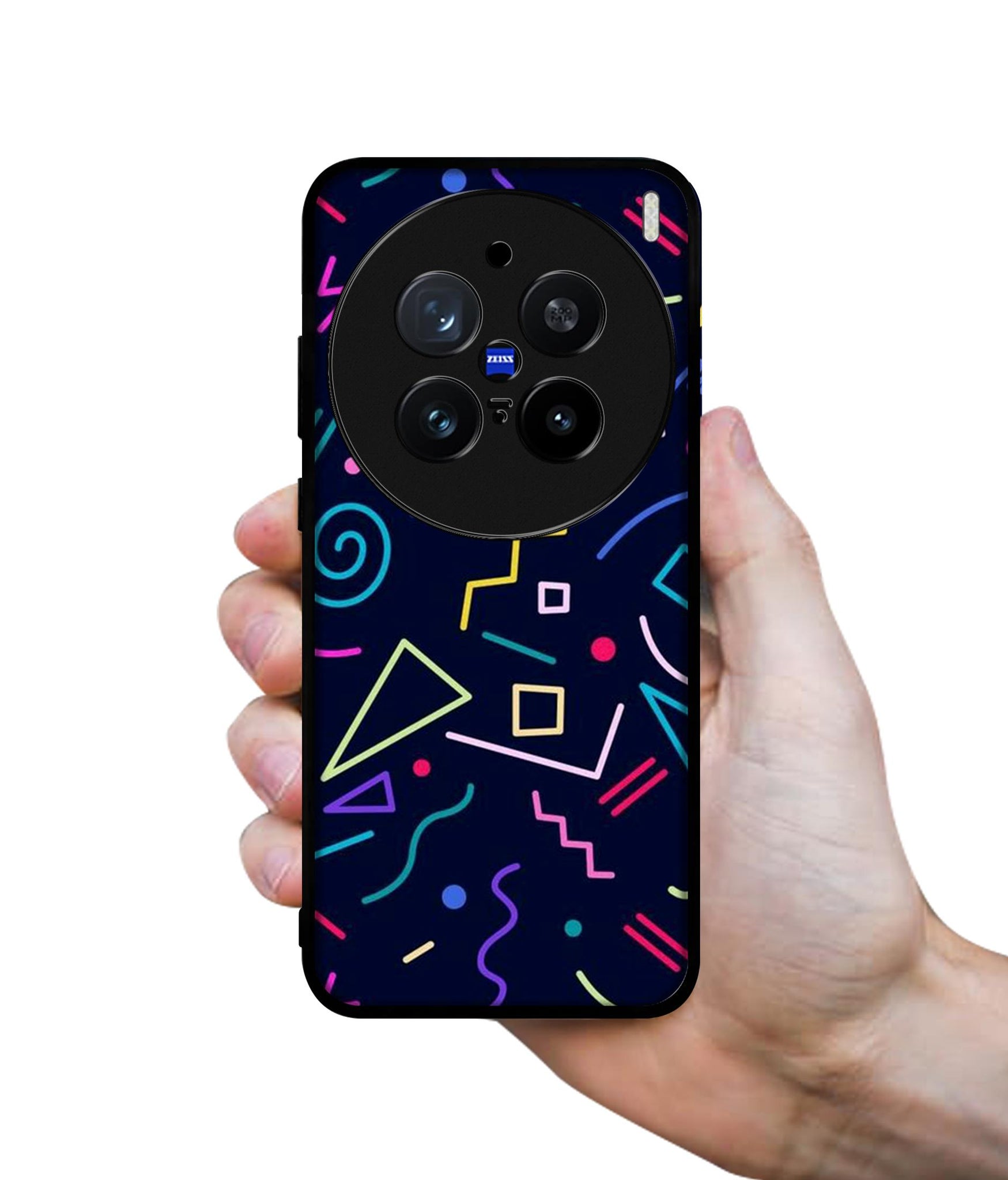 Retro Abstract Design Designer 2D Printed Back Case Cover for Vivo X200 Pro 5G