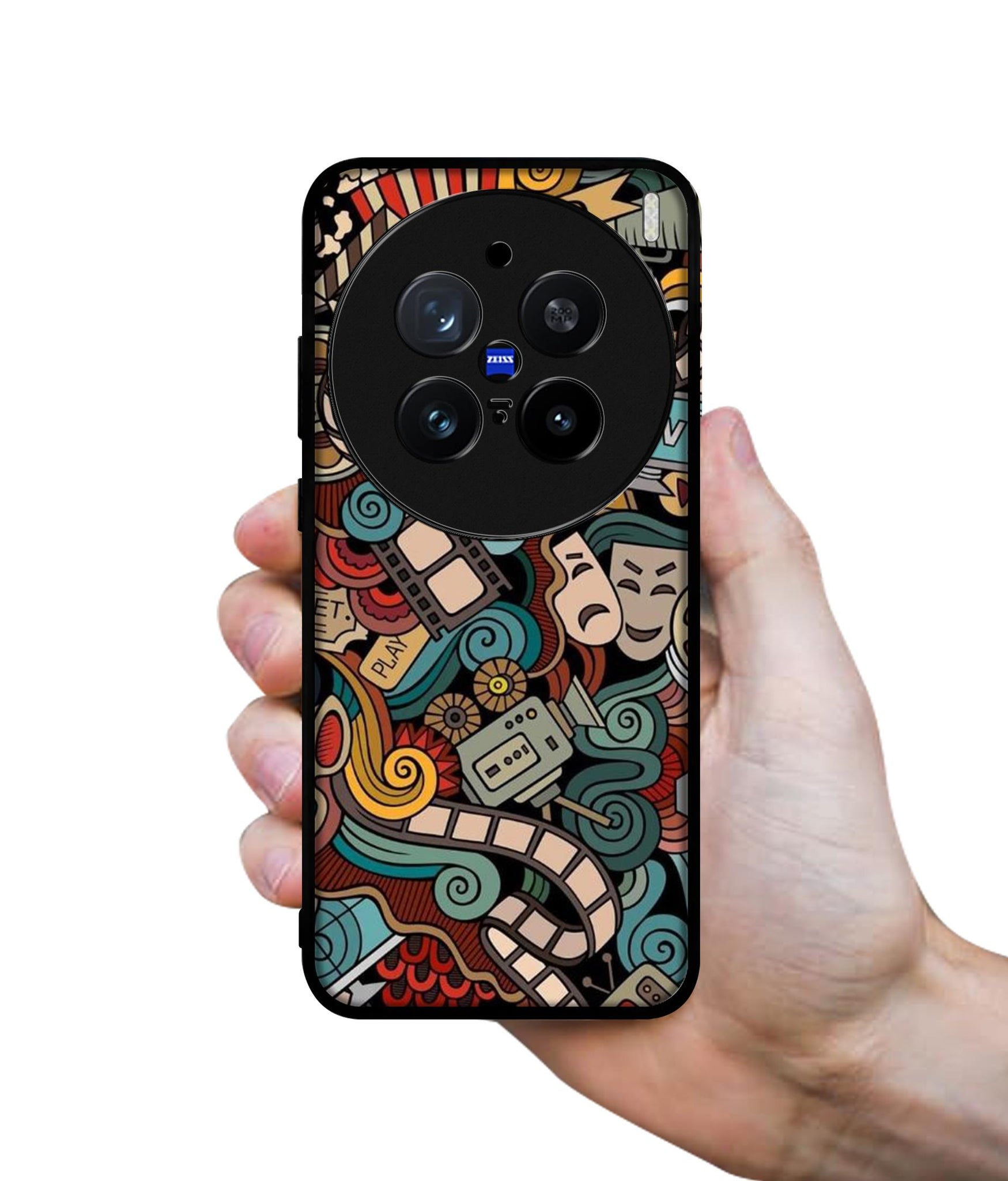 Movies Design Designer 2D Printed Back Case Cover for Vivo X200 Pro 5G