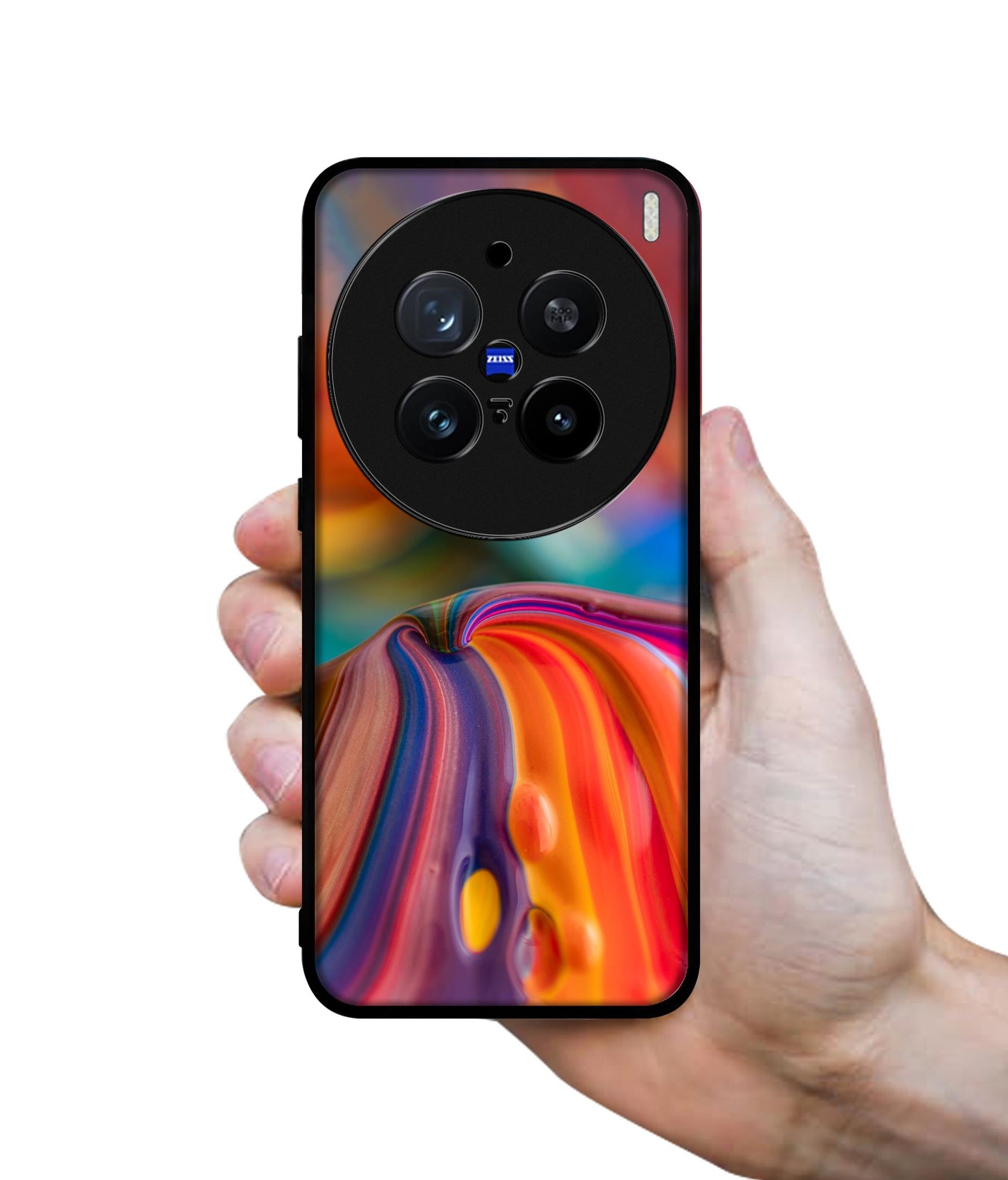 Rainbow Colors Designer 2D Printed Back Case Cover for Vivo X200 Pro 5G