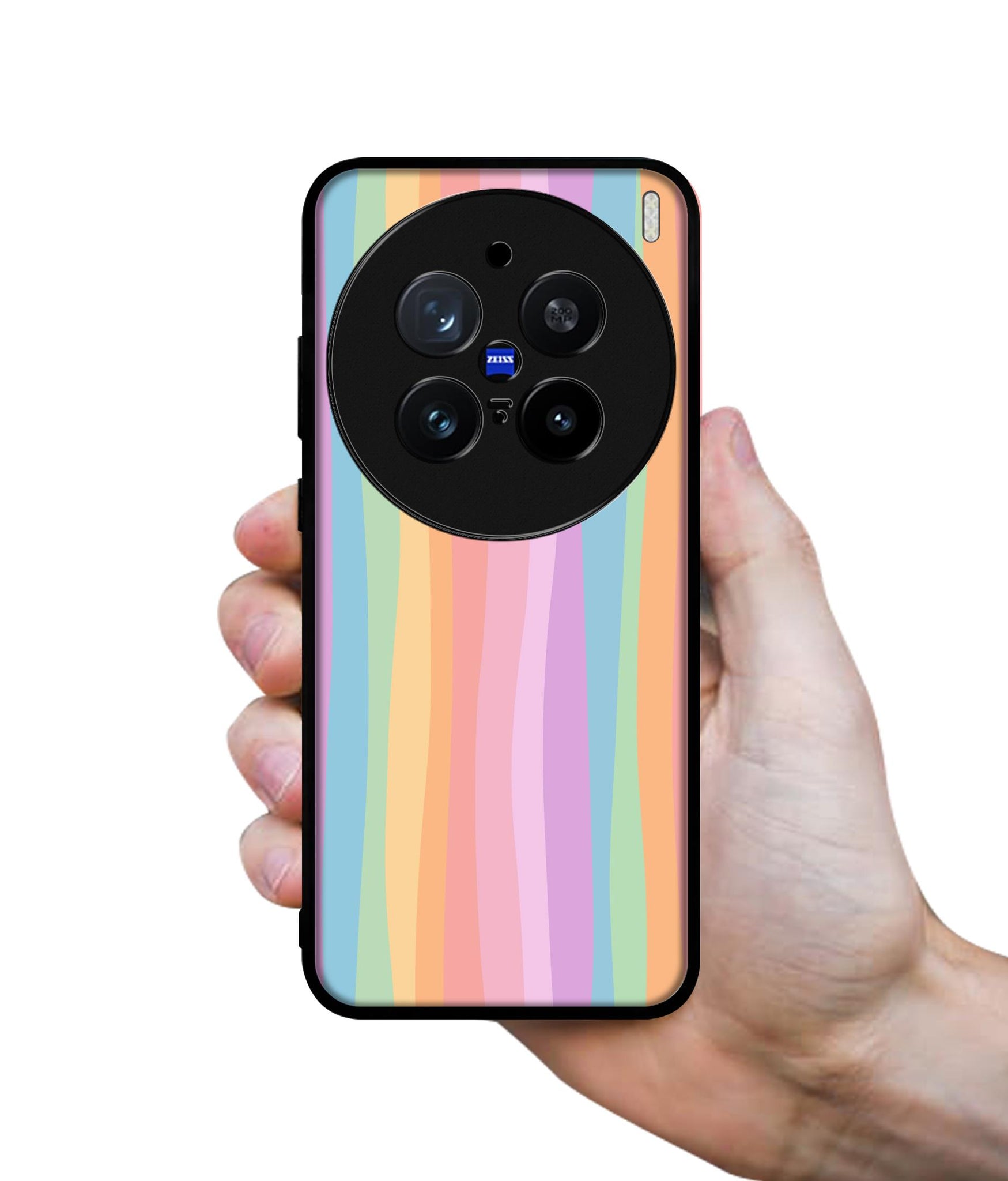 Cool Rainbow Design Designer 2D Printed Back Case Cover for Vivo X200 Pro 5G