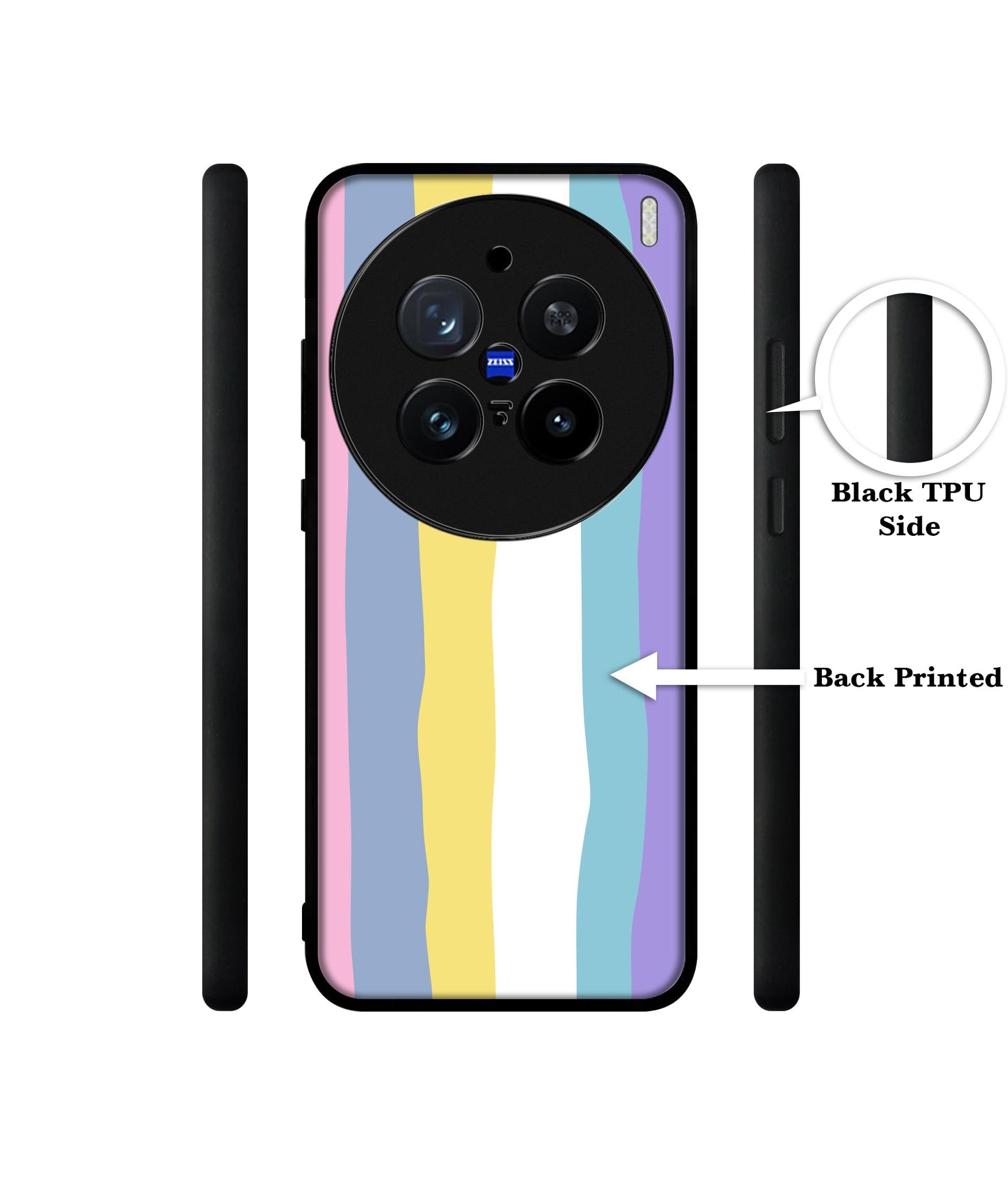 Beautiful Colors Design Designer 2D Printed Back Case Cover for Vivo X200 Pro 5G