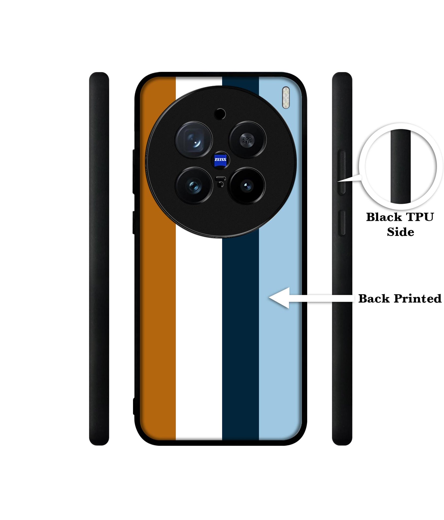 Color Stripes Design Designer 2D Printed Back Case Cover for Vivo X200 Pro 5G