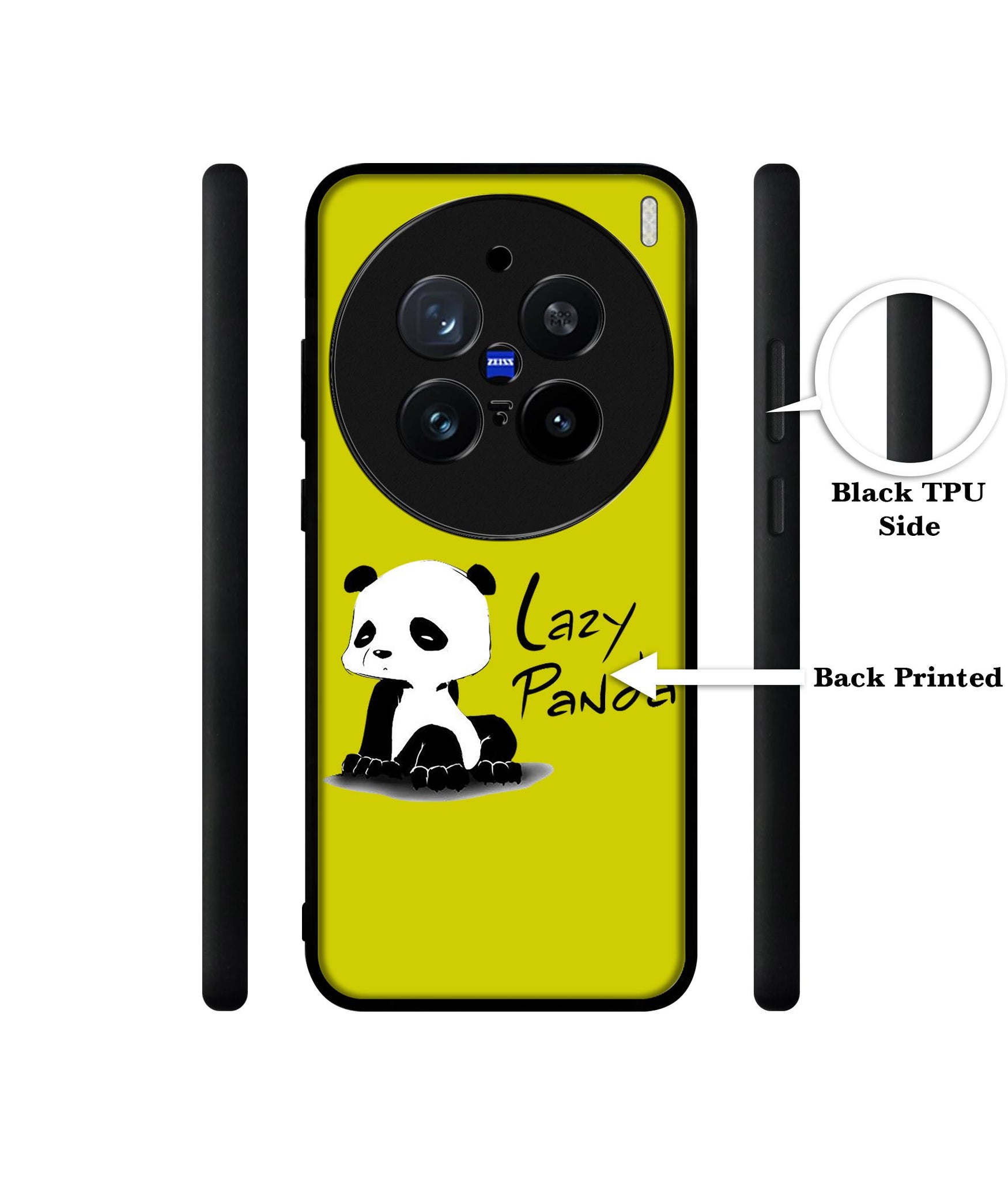 Lazy Panda Design Designer 2D Printed Back Case Cover for Vivo X200 Pro 5G
