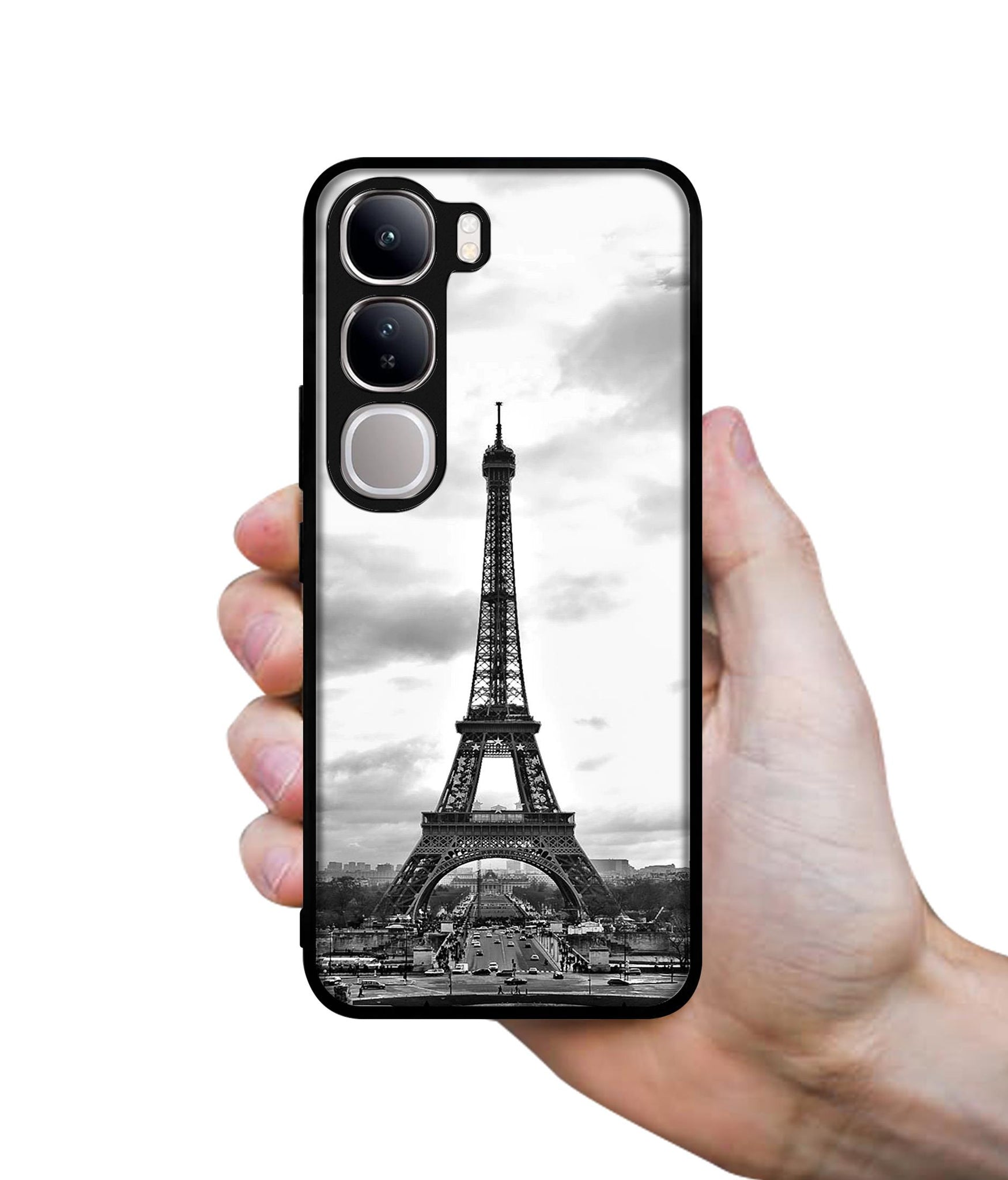 Eiffel Tower Design Designer 2D Printed Back Case Cover for Vivo Y300 5G / V40 Lite 5G