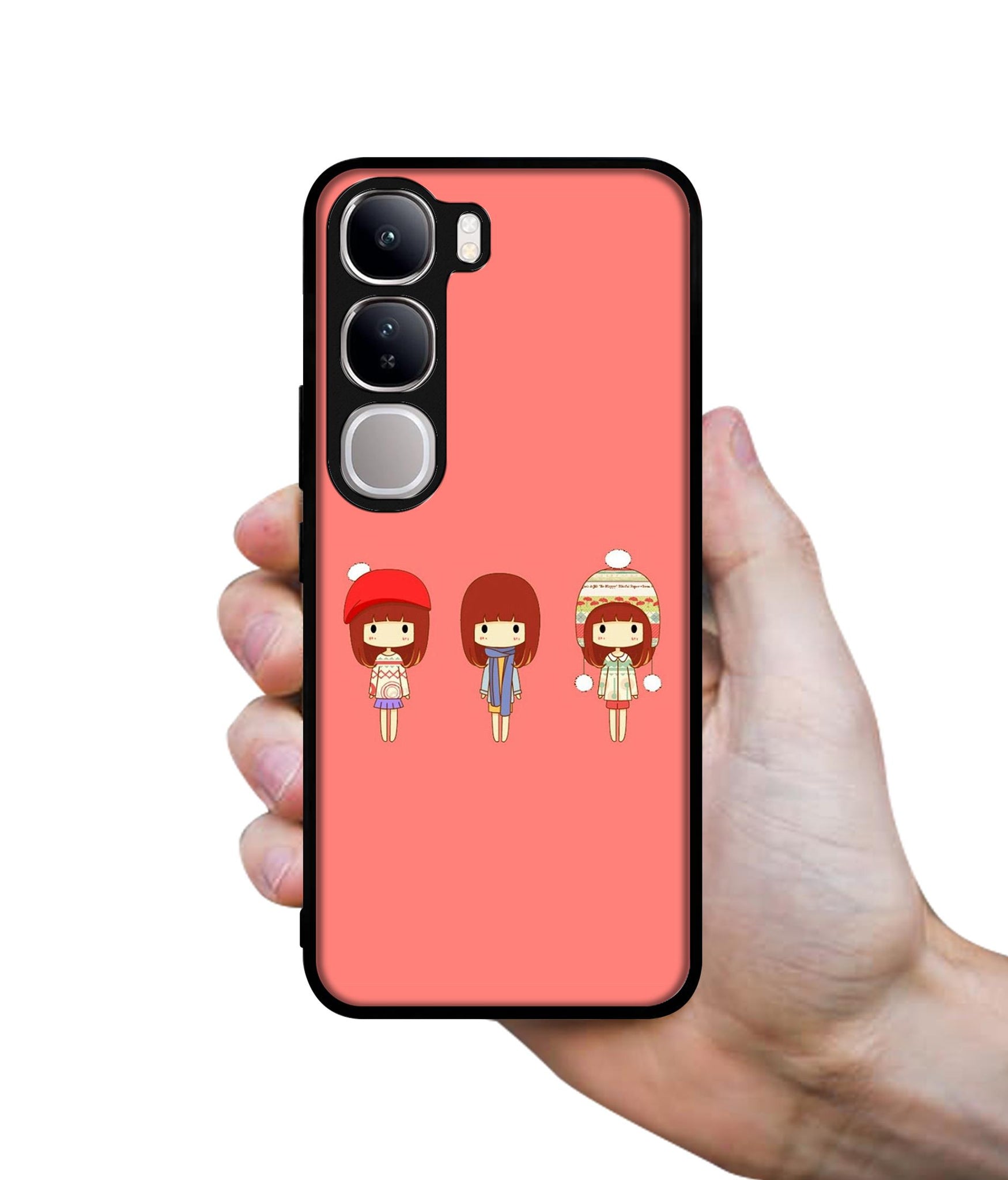 Cute Girls Design Designer 2D Printed Back Case Cover for Vivo Y300 5G / V40 Lite 5G
