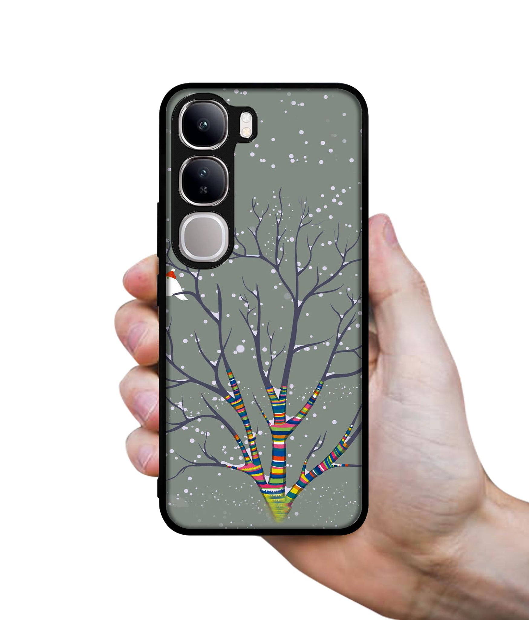 Winter Pattern Print Design Designer 2D Printed Back Case Cover for Vivo Y300 5G / V40 Lite 5G