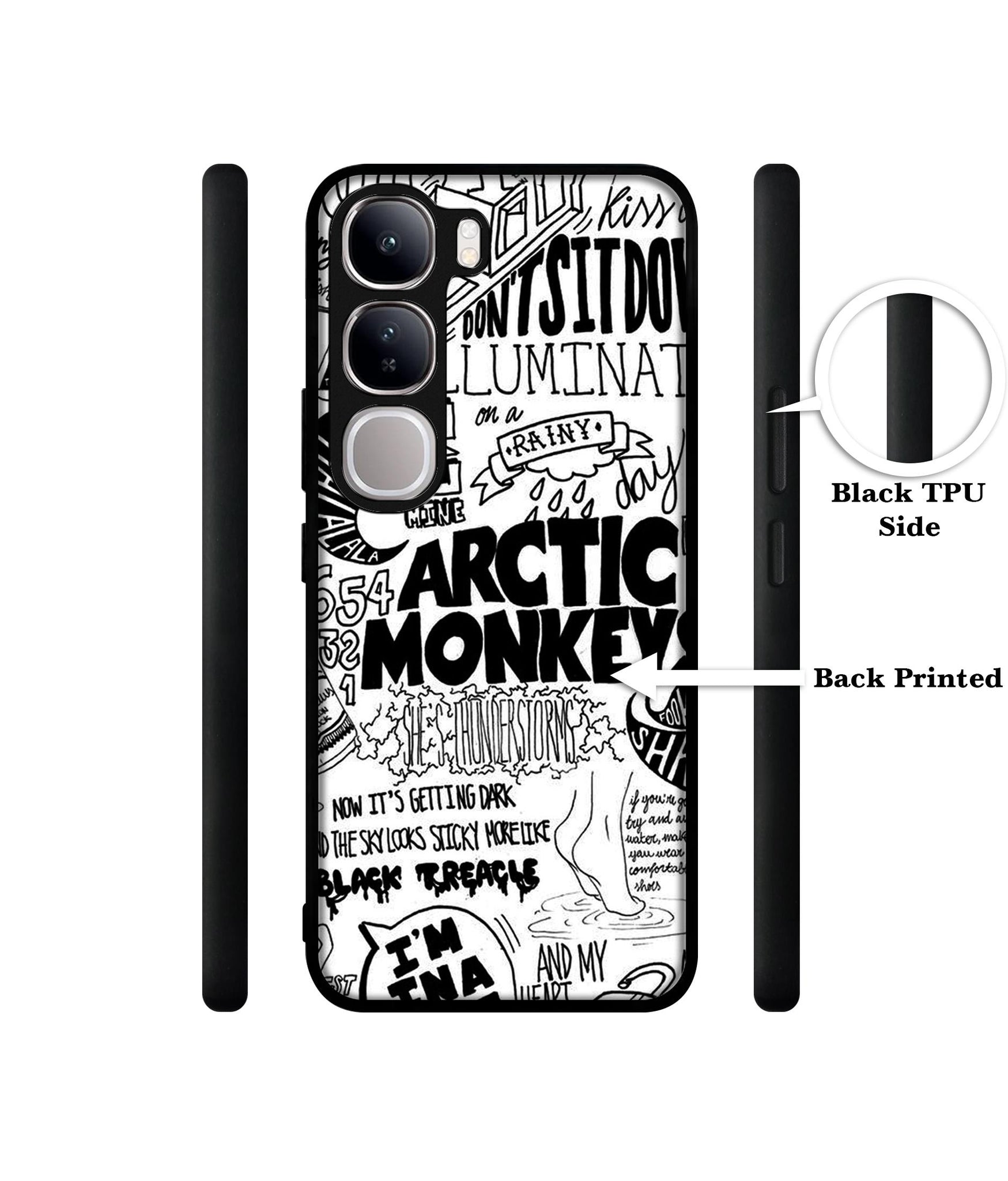 Arctic Monkeys Pattern Design Designer 2D Printed Back Case Cover for Vivo Y300 5G / V40 Lite 5G