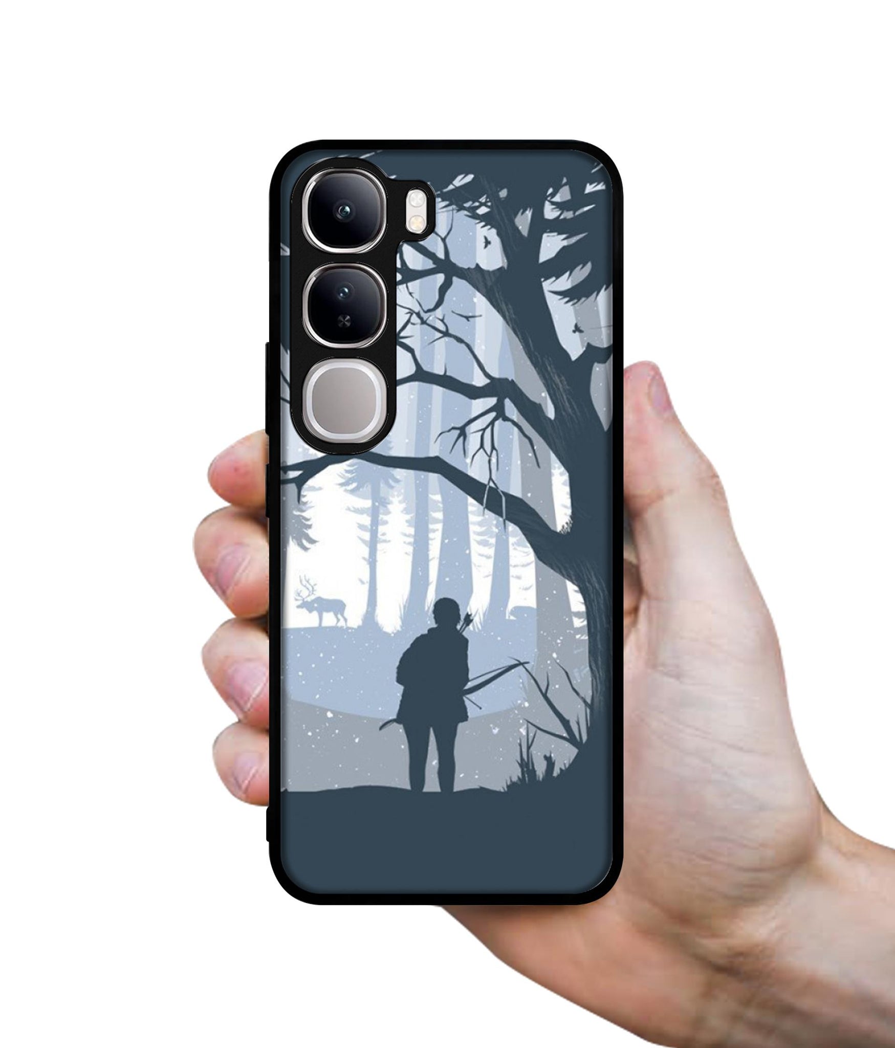 Hunter Design Designer 2D Printed Back Case Cover for Vivo Y300 5G / V40 Lite 5G