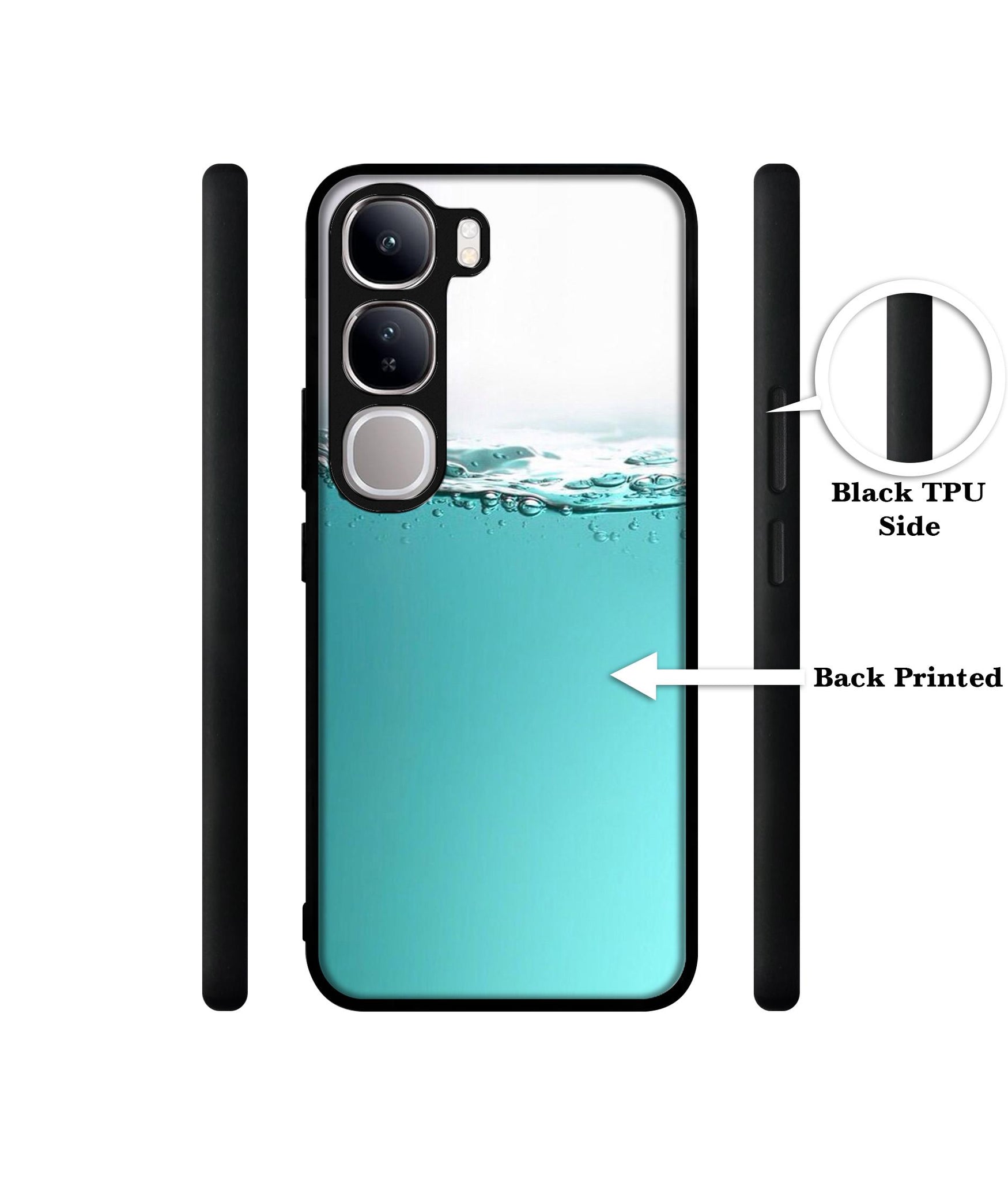 Half Fill Design Designer 2D Printed Back Case Cover for Vivo Y300 5G / V40 Lite 5G